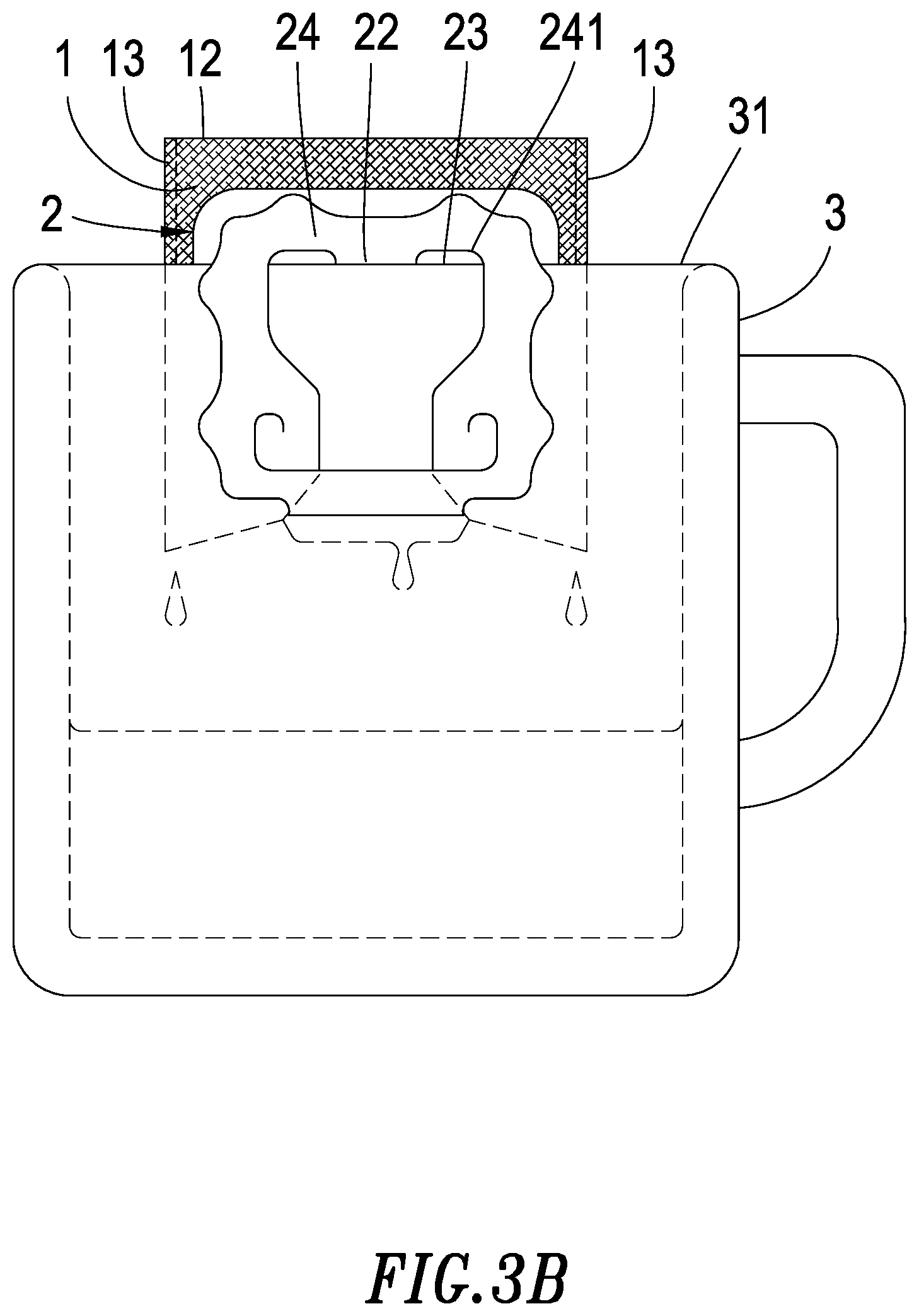 Patent US12588779 Figure 4 – Drip coffee filter structure