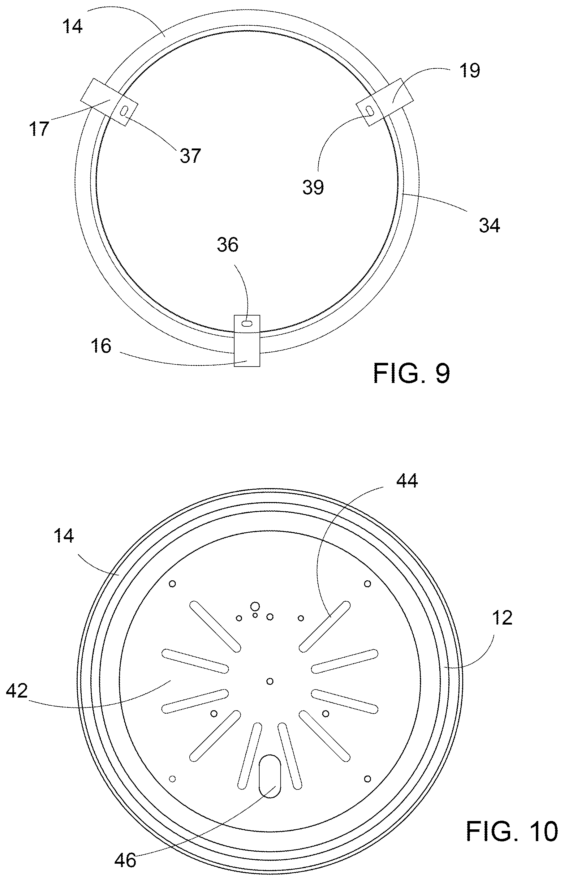 Patent US12588781 Figure 5 – Combination fire pit, grill, pizza oven and cooking wok