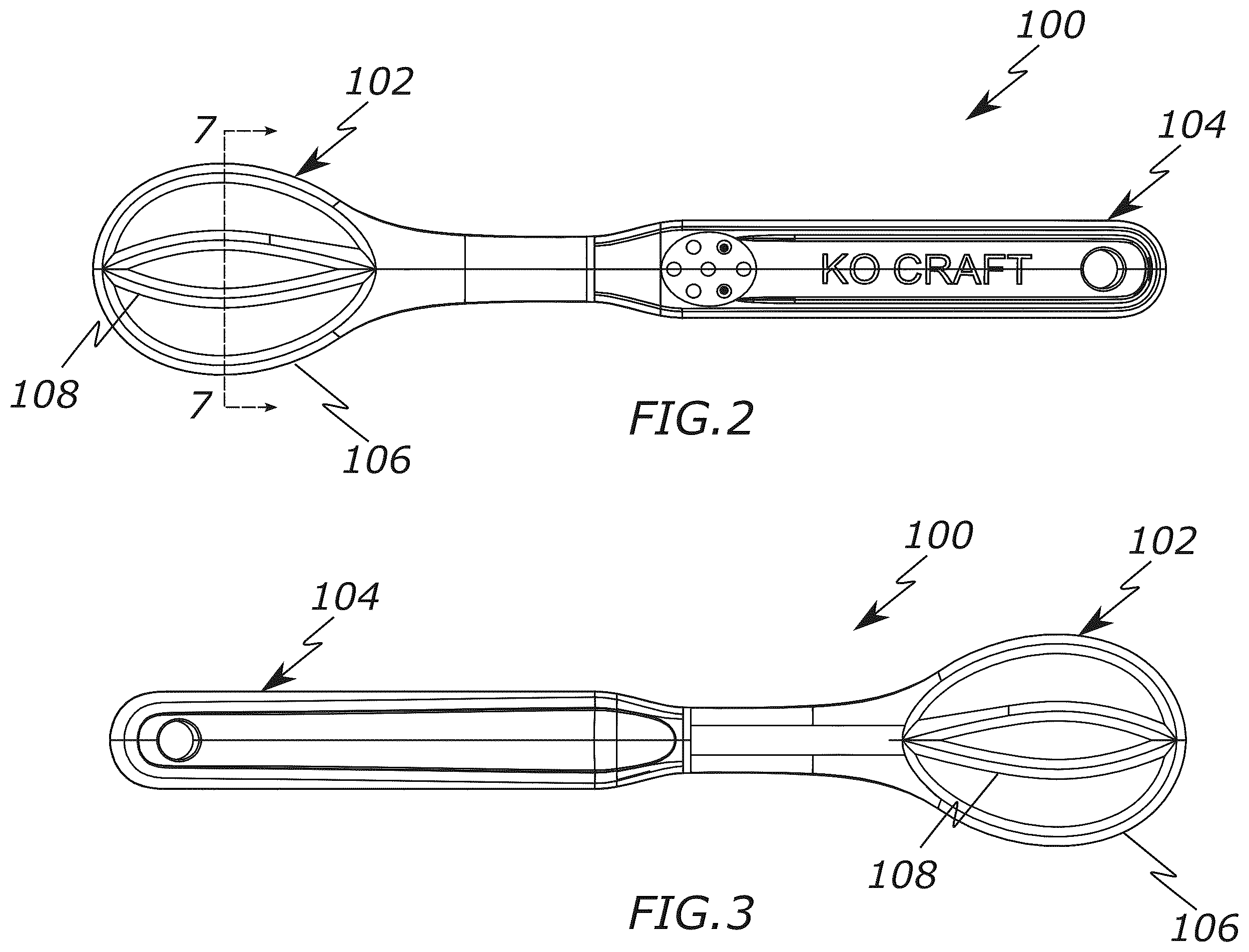 Patent US12588784 Figure 2 – Mixing utensil