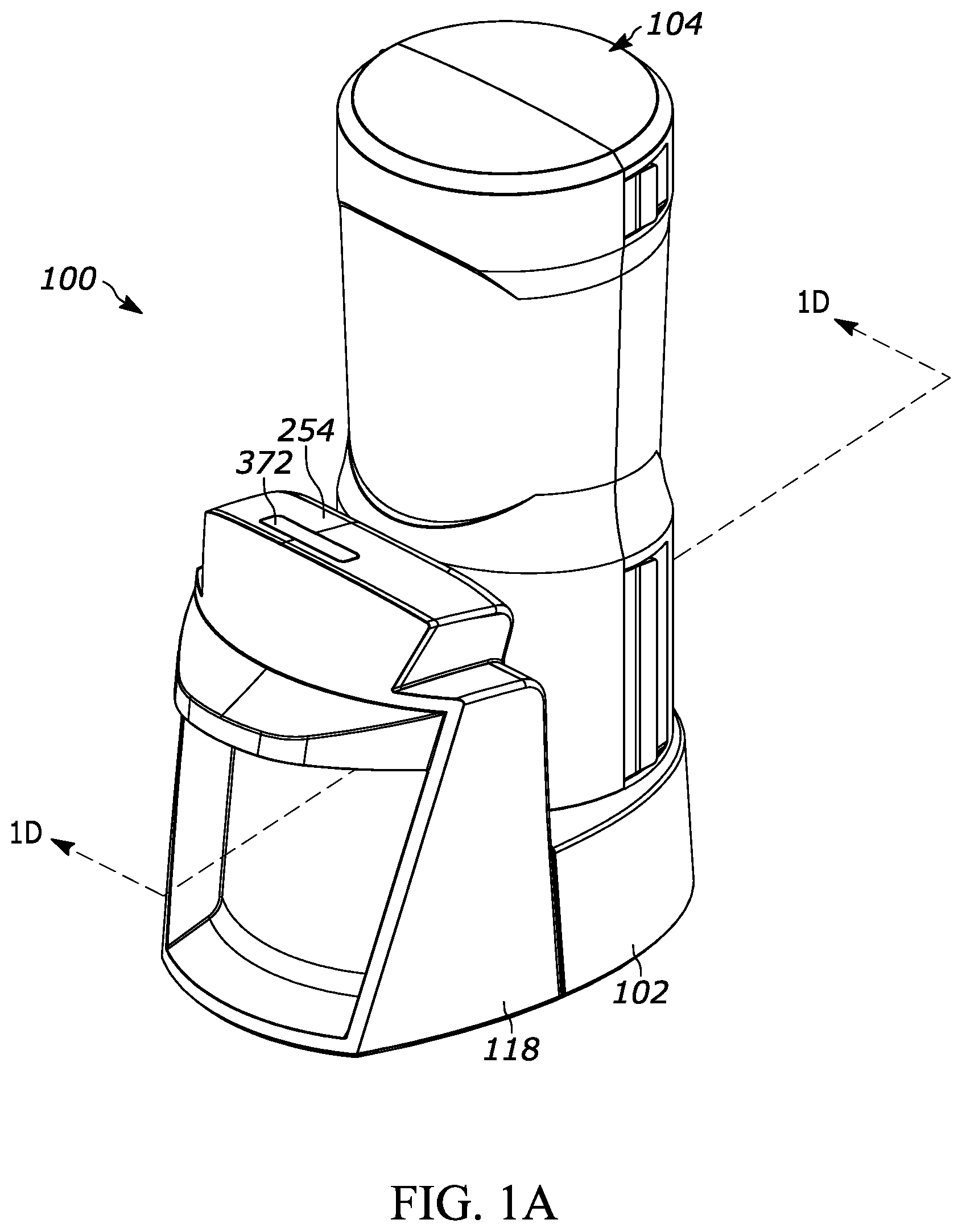 Patent US12588785 — Condiment dispensing apparatus, system, and methods of use — Figure 1