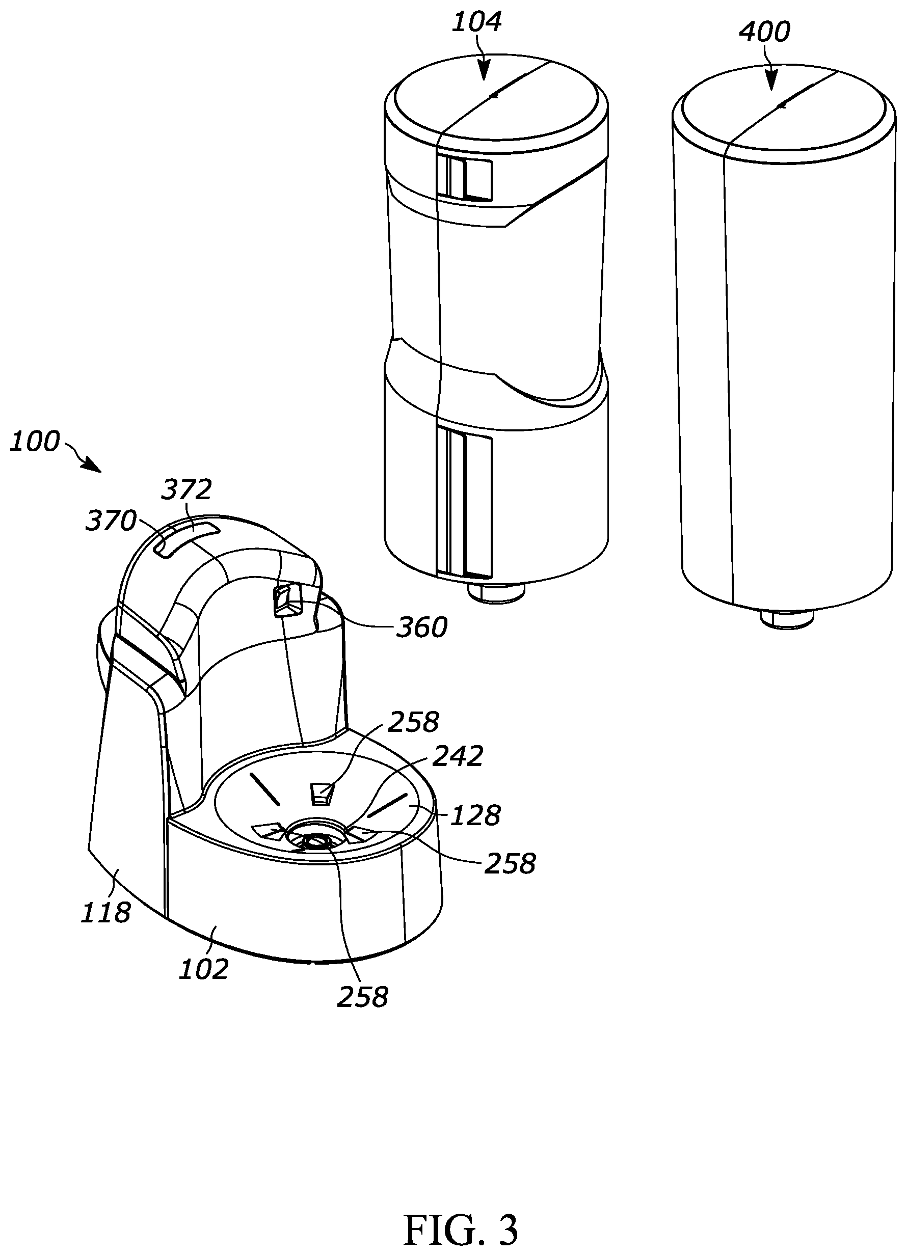 Patent US12588785 Figure 6 – Condiment dispensing apparatus, system, and methods of use