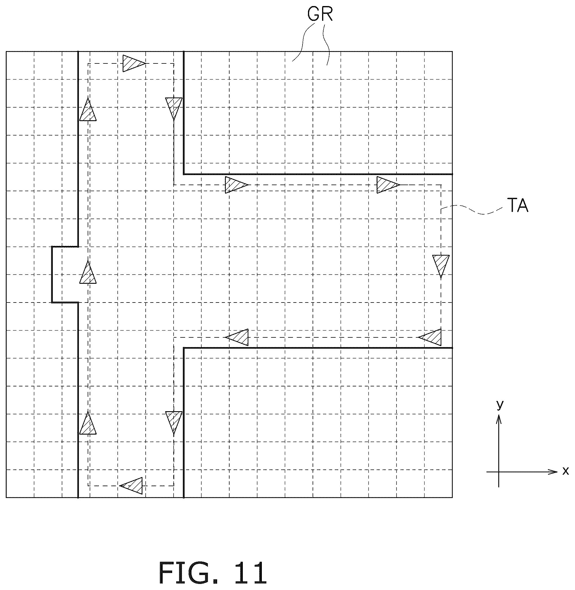 Patent US12588794 Figure 11 – Autonomous travel path planning method