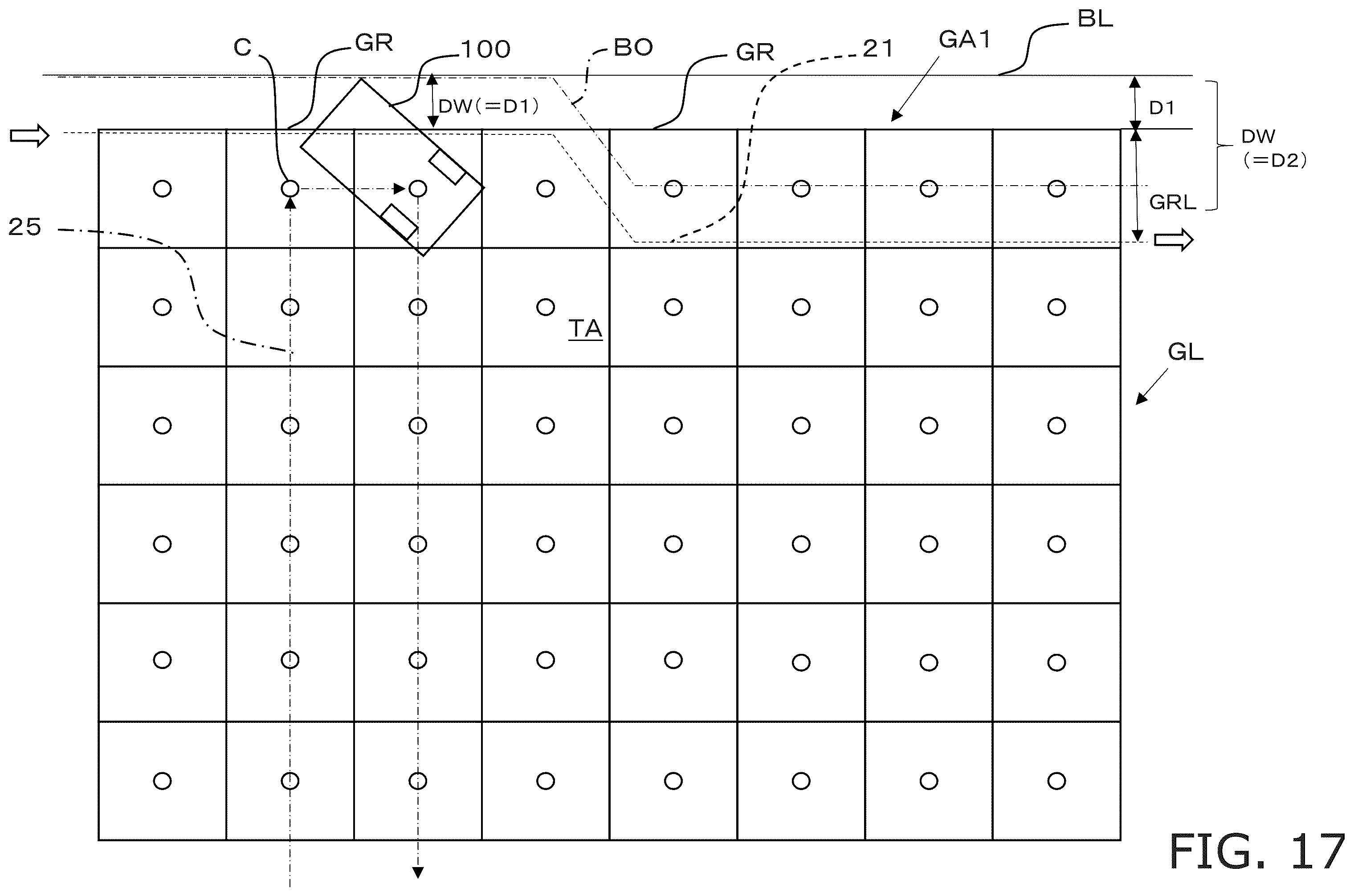 Patent US12588794 Figure 17 – Autonomous travel path planning method
