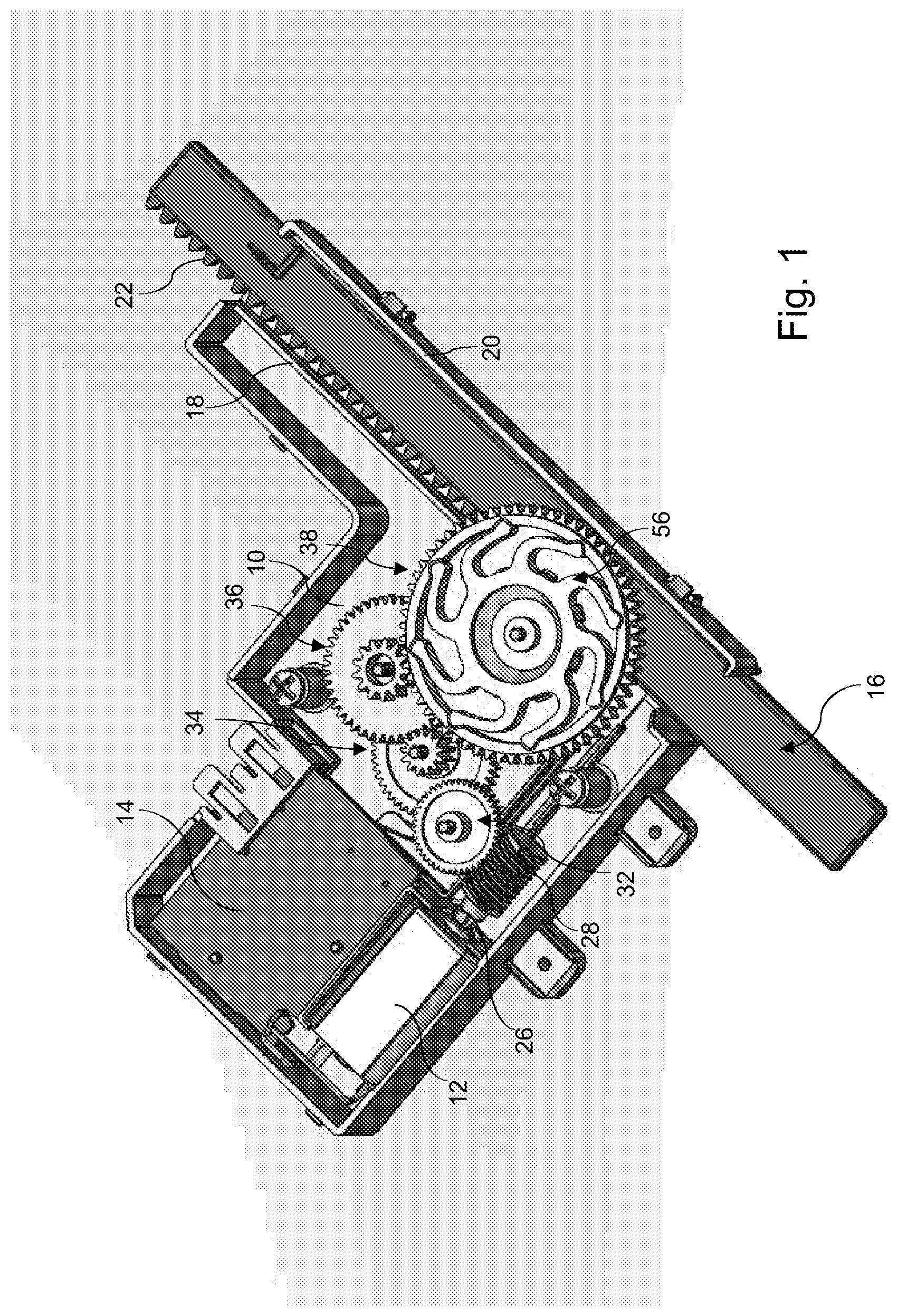 Patent US12588796 Figure 1 – Door opener for a domestic appliance