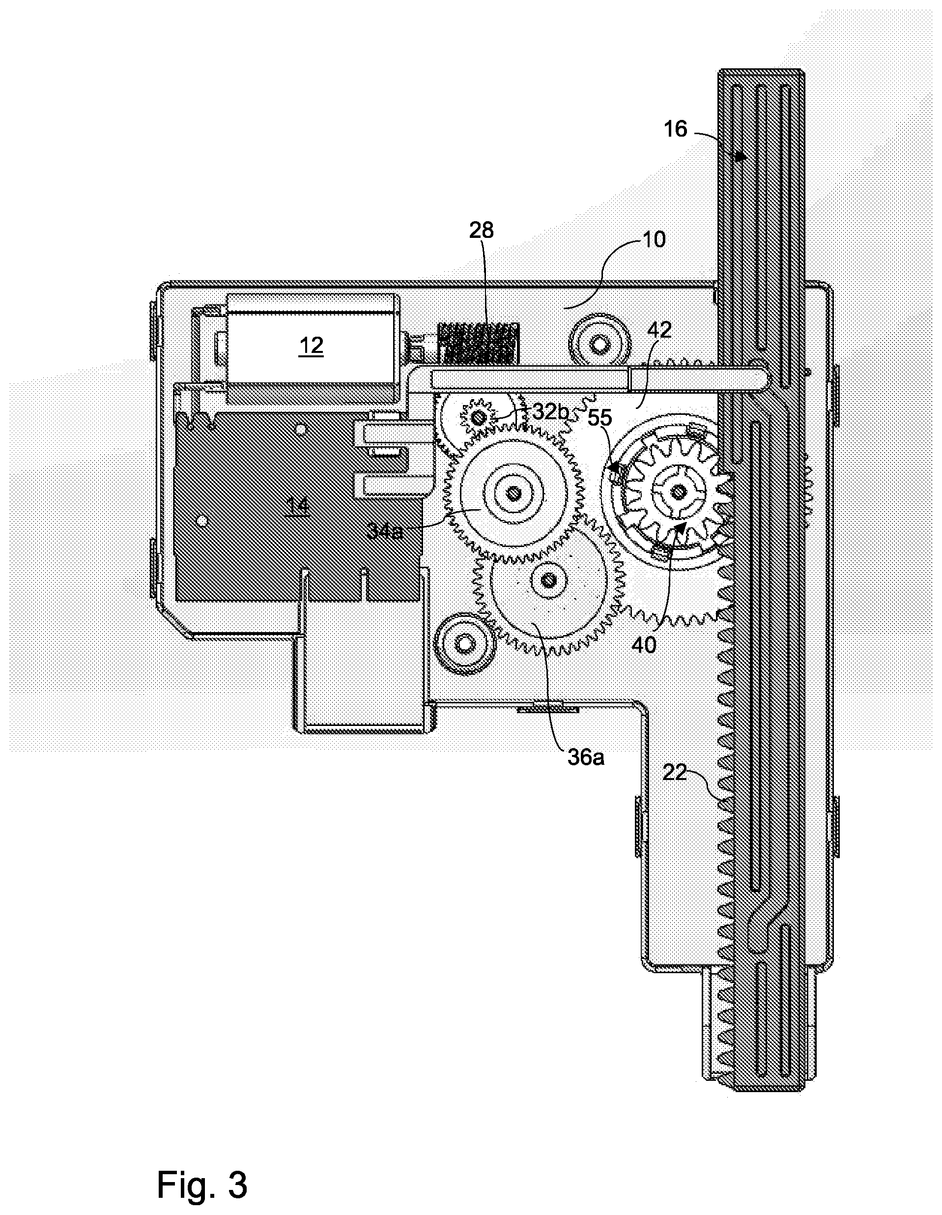 Patent US12588796 Figure 3 – Door opener for a domestic appliance