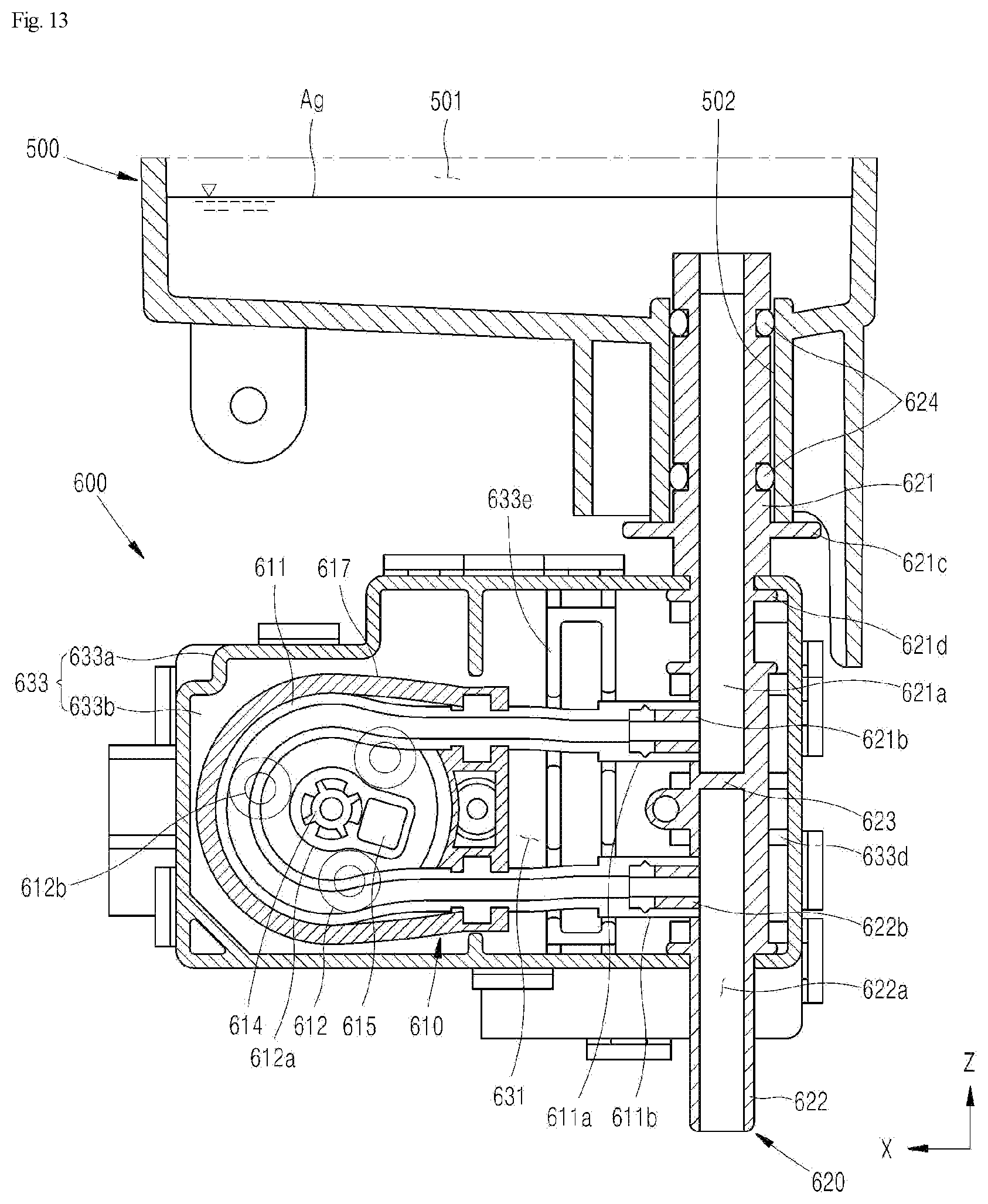 Patent US12588797 Figure 13 – Cup washer
