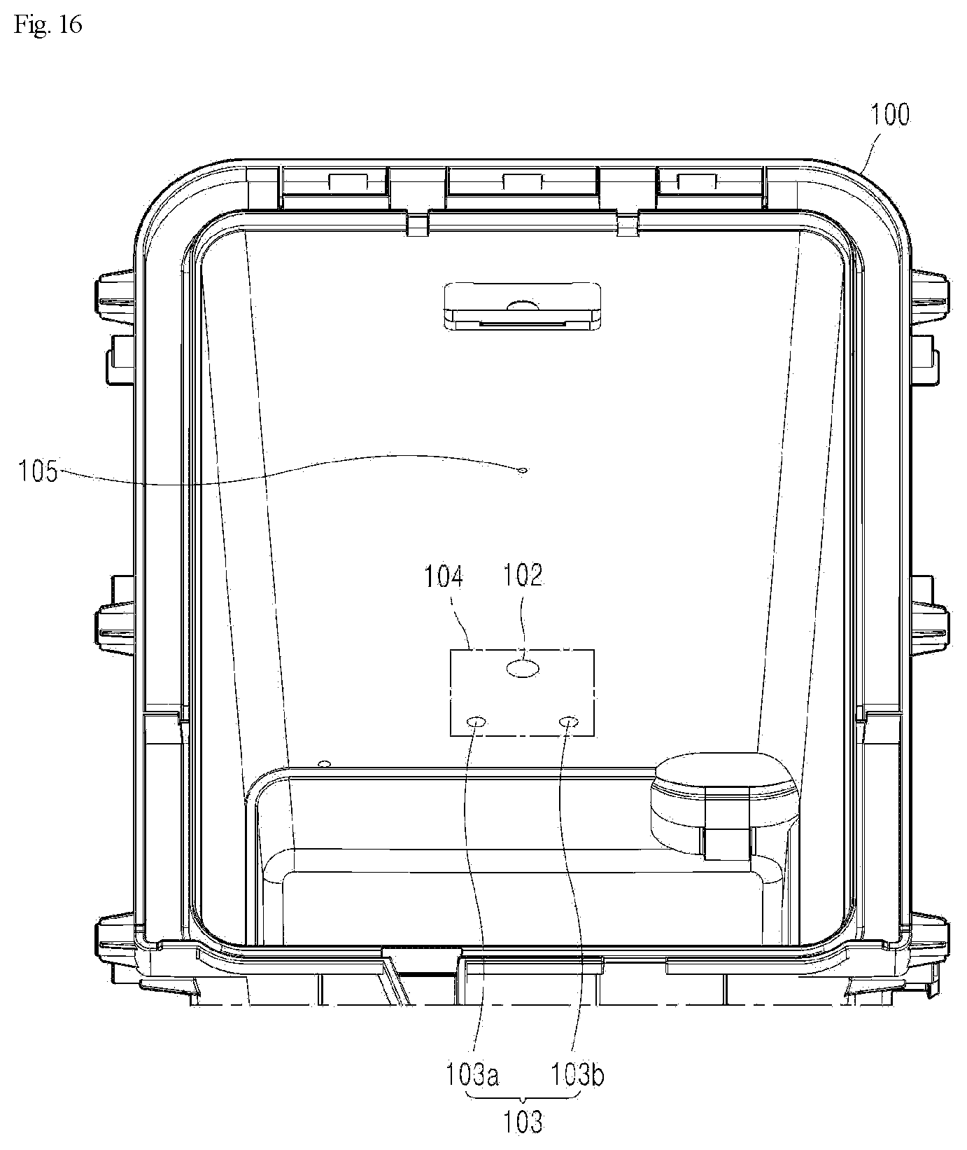 Patent US12588797 Figure 16 – Cup washer