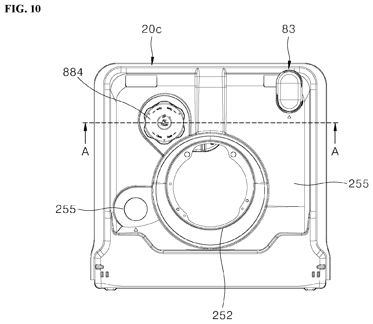 Patent US12588798 Figure 10 – Dishwasher