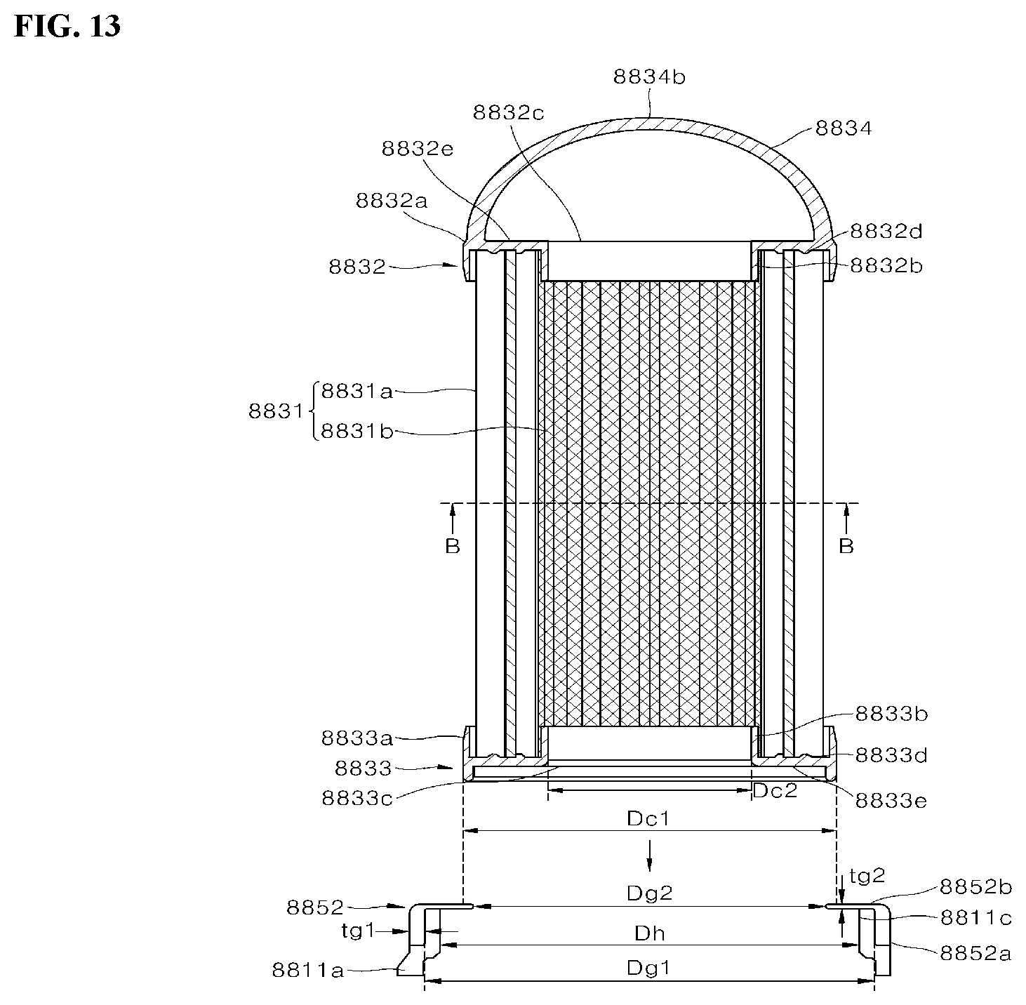 Patent US12588798 Figure 13 – Dishwasher