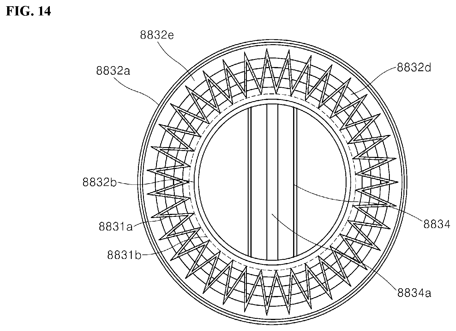 Patent US12588798 Figure 14 – Dishwasher