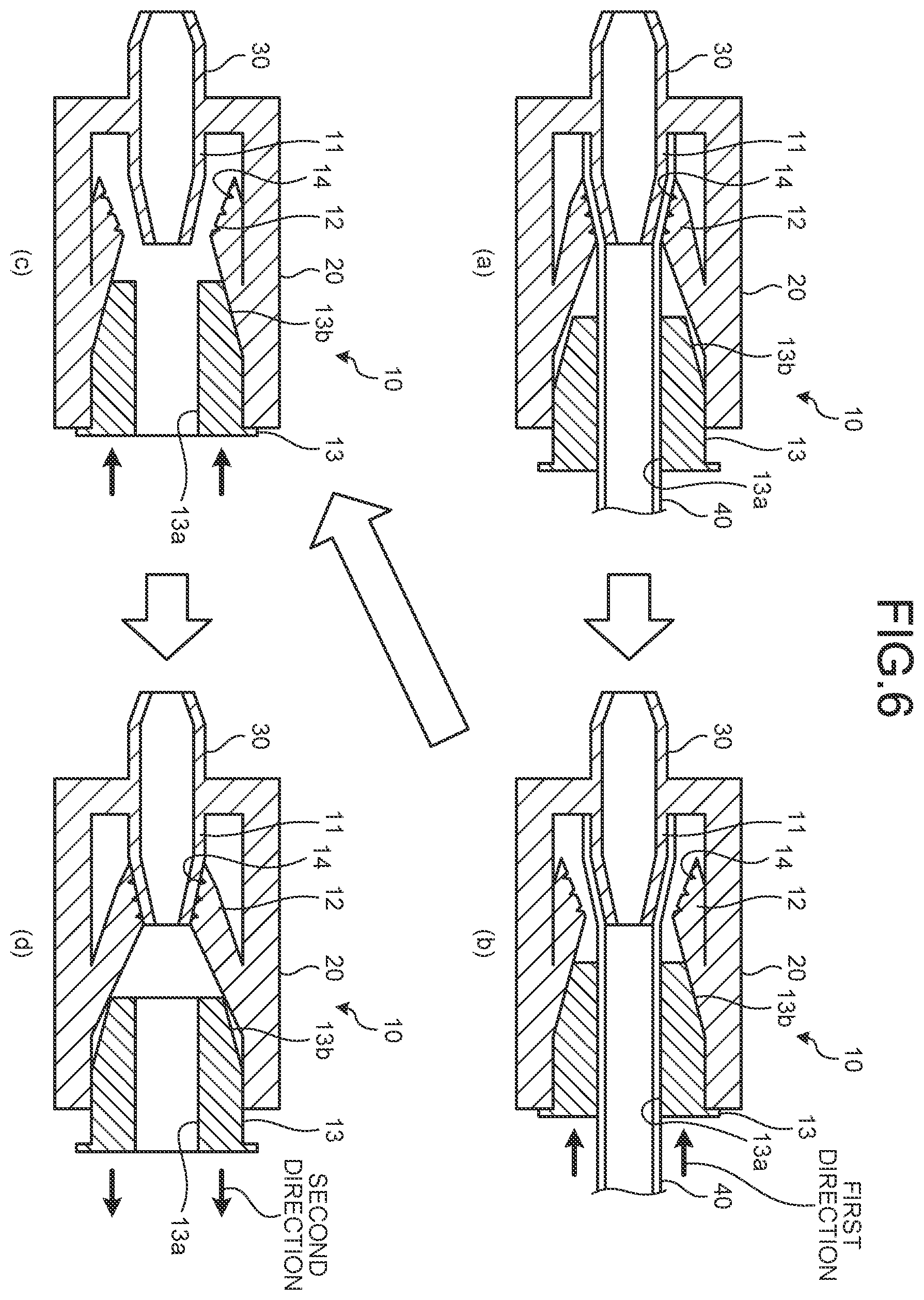 Patent US12588802 Figure 5 – Connection joint, endoscope, and method of connecting tube and connection joint