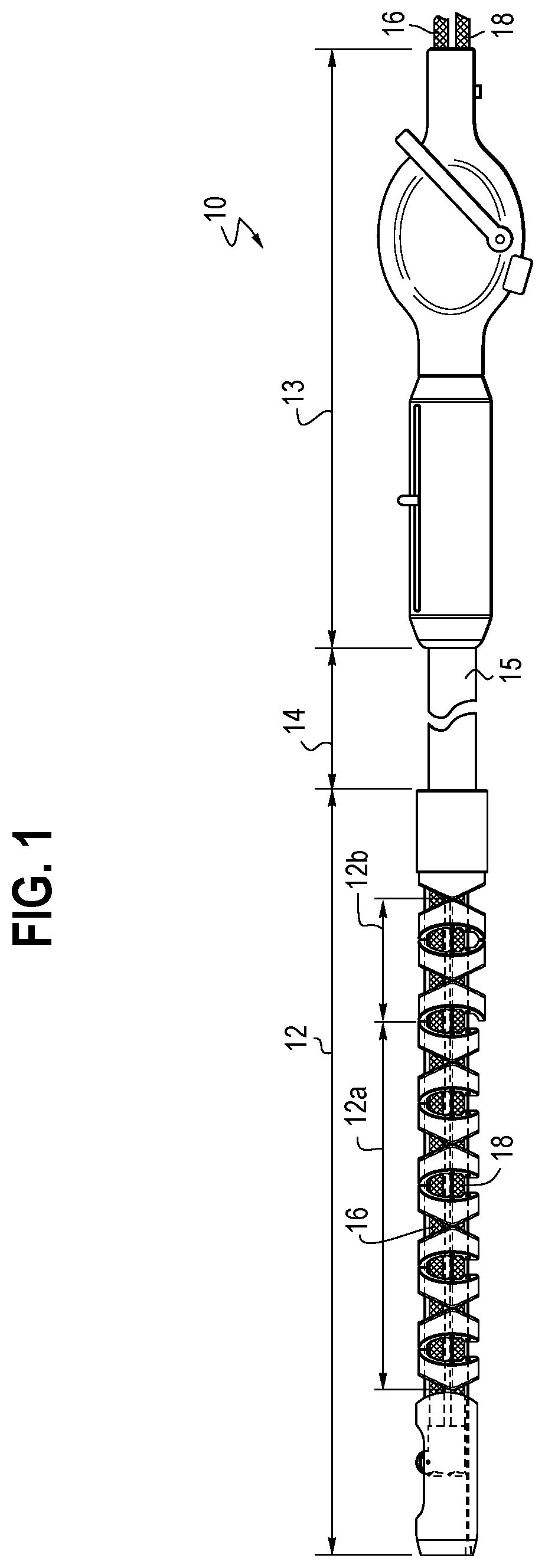 Patent US12588804 Figure 1 – Endoscope bending section