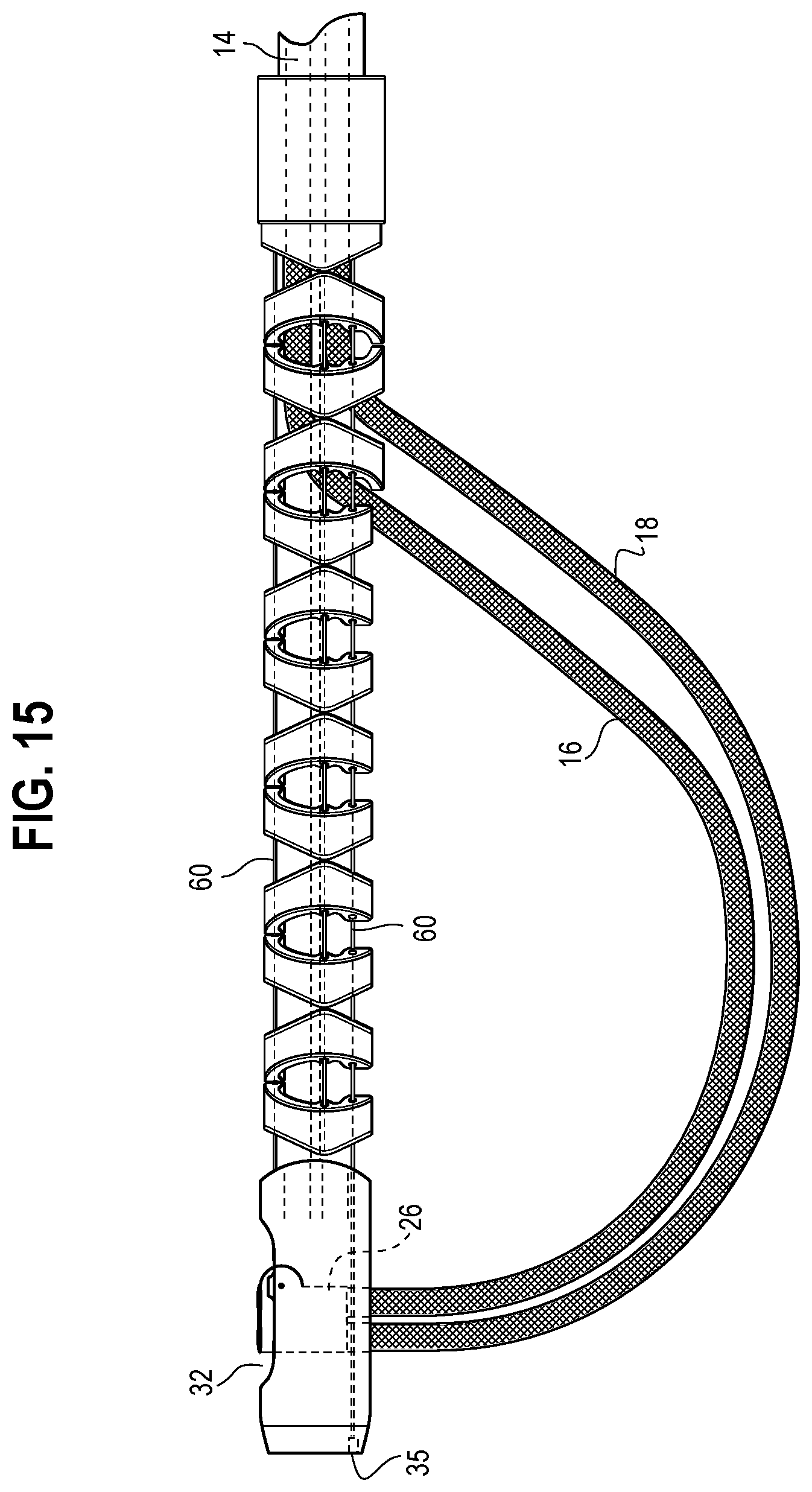 Patent US12588804 Figure 9 – Endoscope bending section