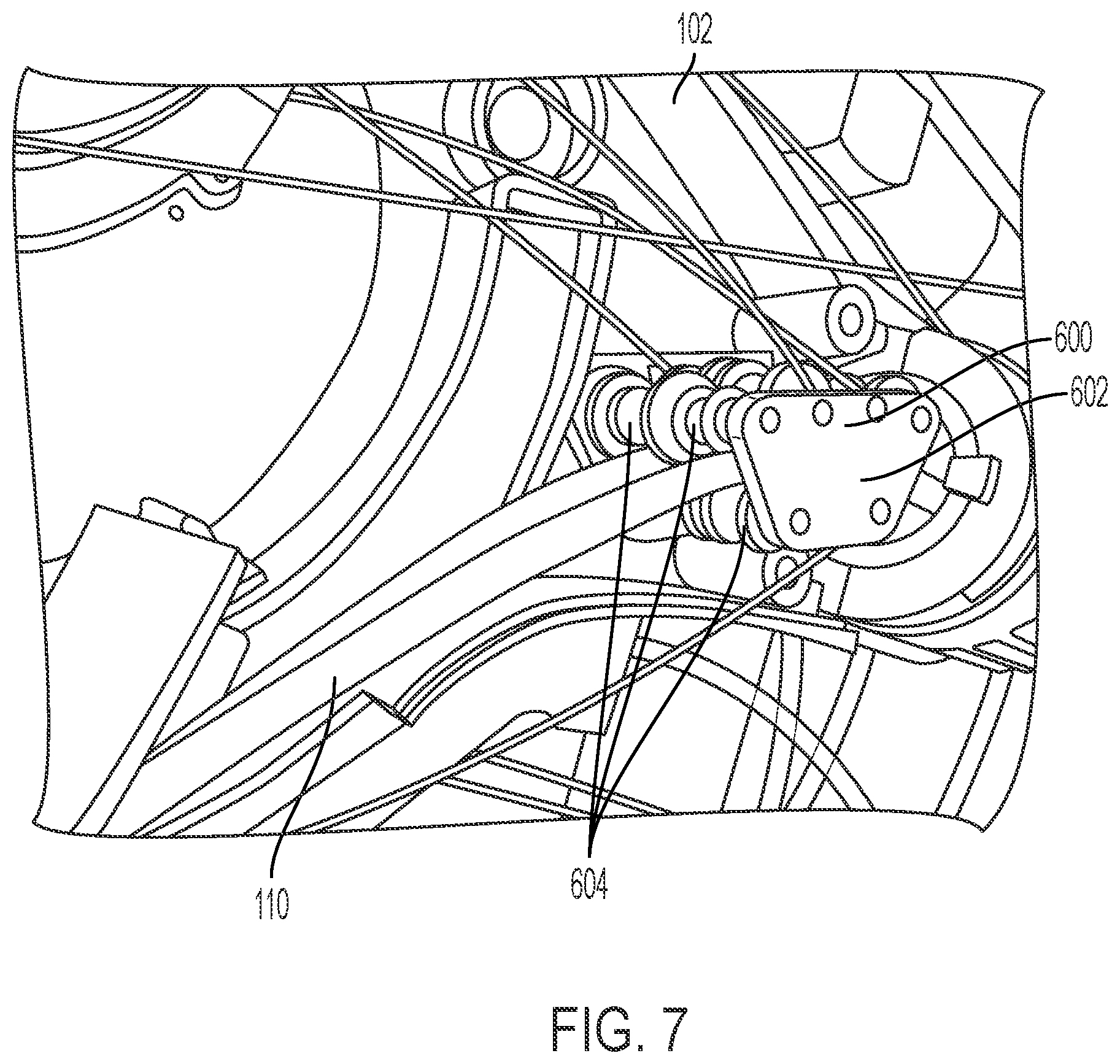 Patent US12588805 Figure 7 – System for telescoping members through an elongate tube