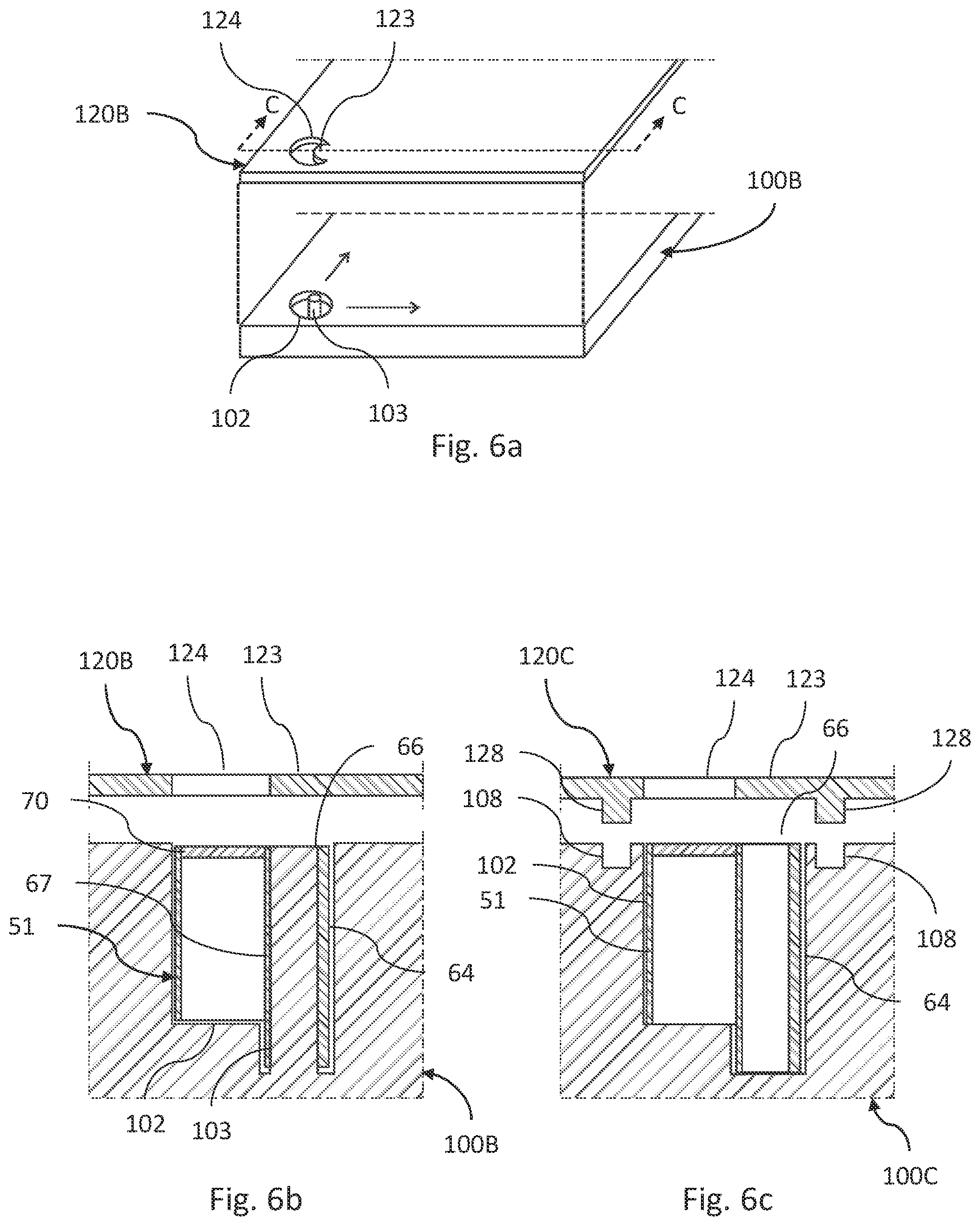 Patent US12588806 Figure 6 – Tip housing for an endoscope with a coated wall surface