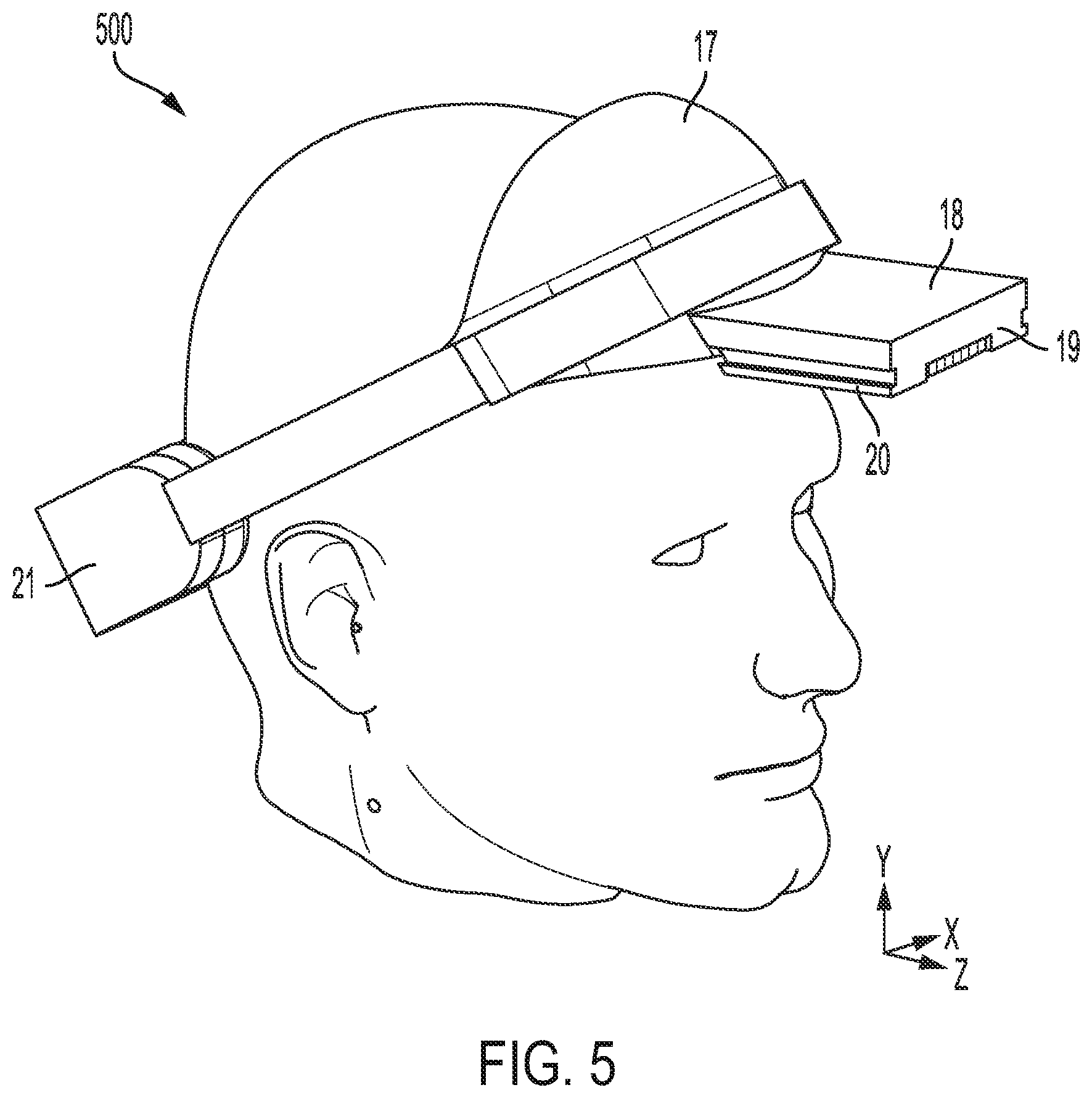 Patent US12588811 Figure 5 – Modular platform for ocular evaluations