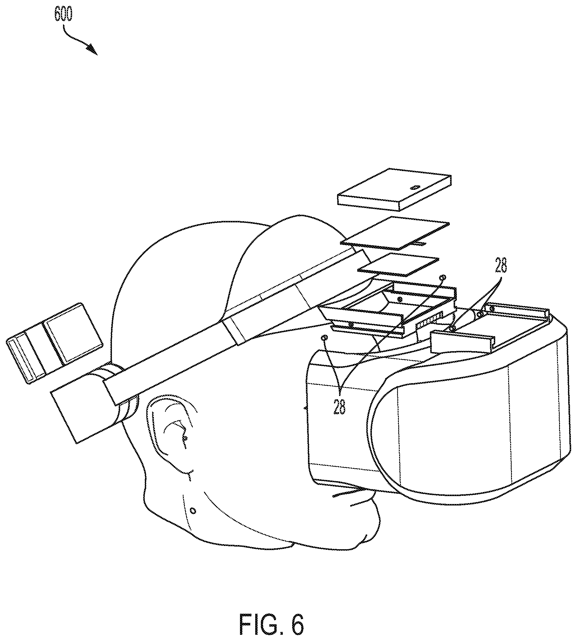 Patent US12588811 Figure 6 – Modular platform for ocular evaluations