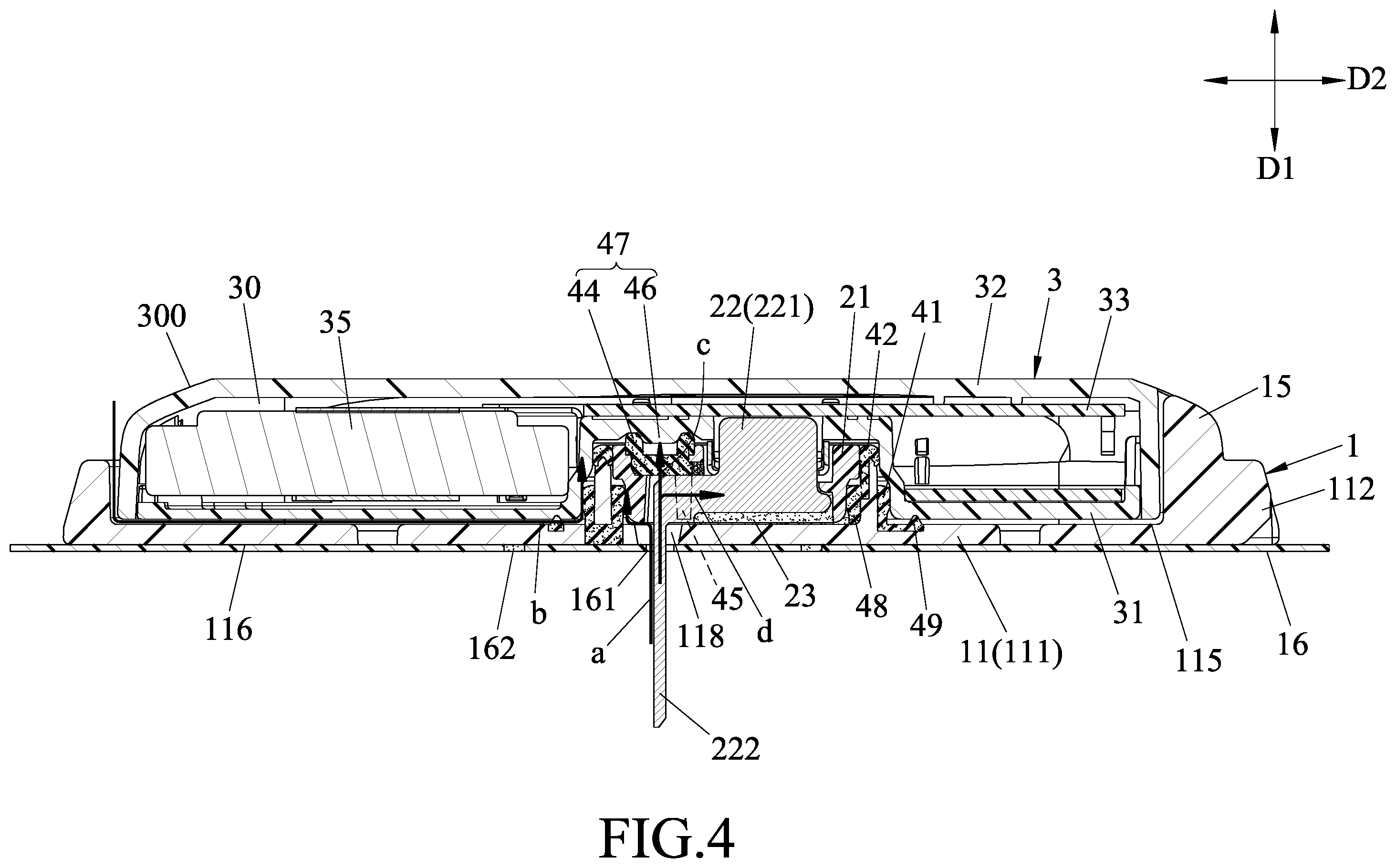 Patent US12588815 Figure 4 – Physiological signal monitoring device