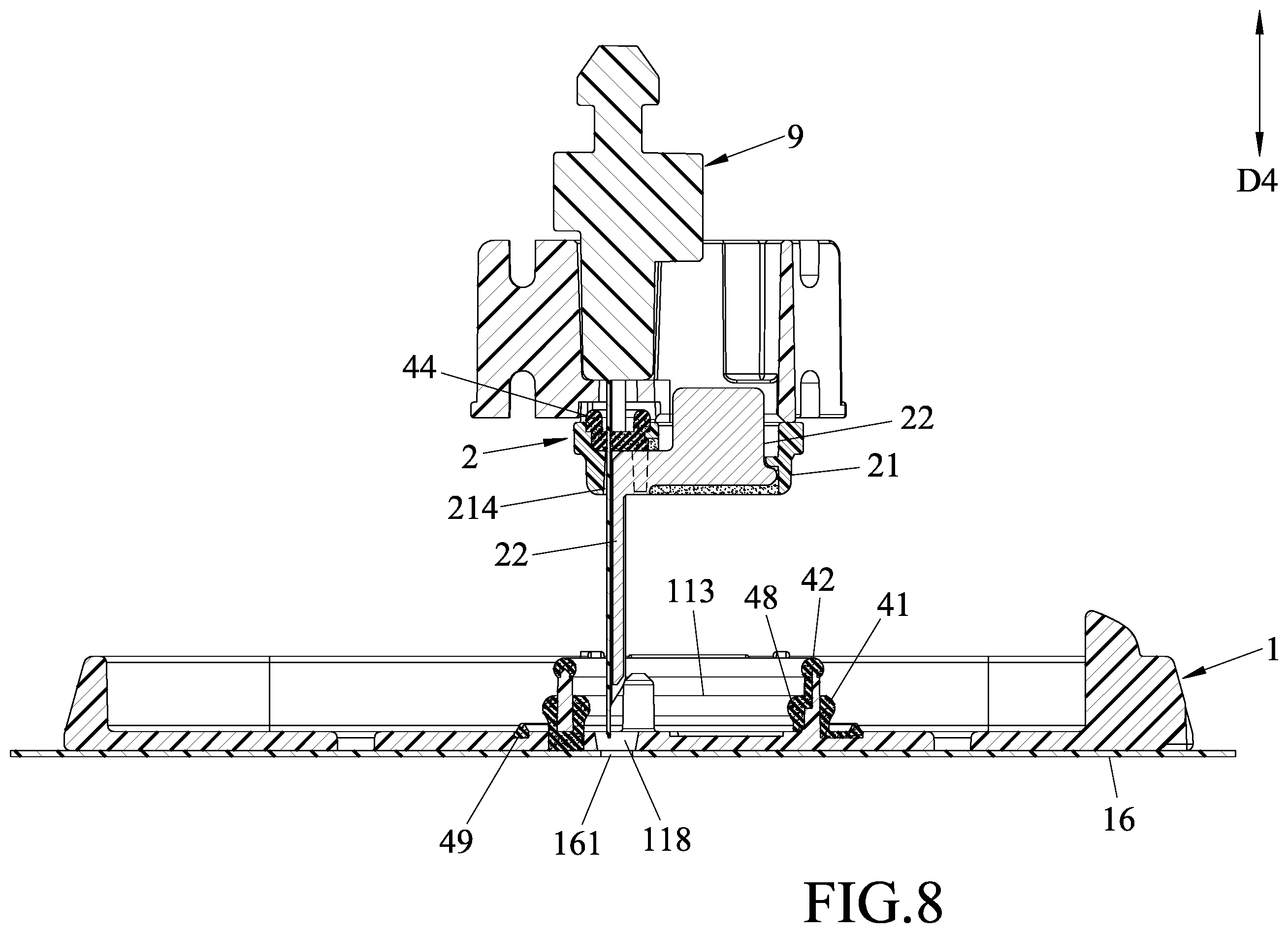 Patent US12588815 Figure 8 – Physiological signal monitoring device