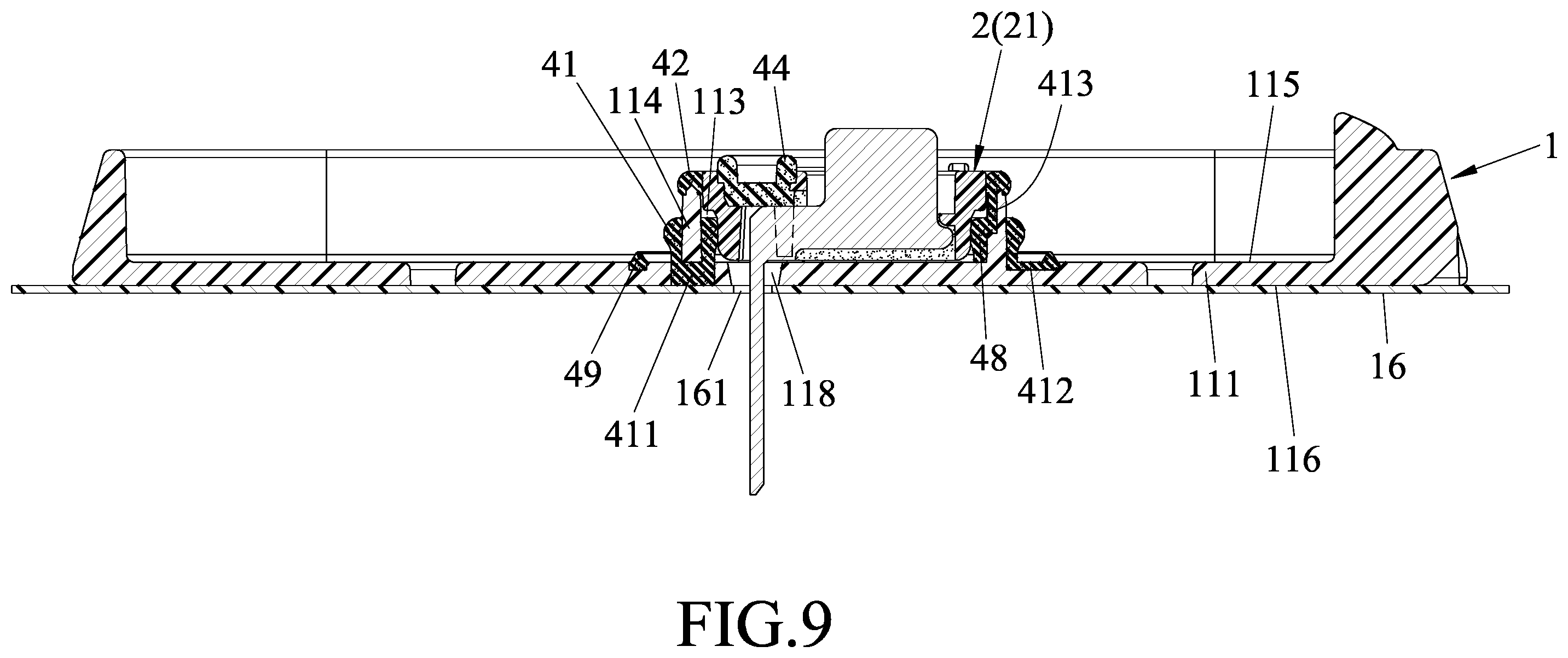 Patent US12588815 Figure 9 – Physiological signal monitoring device
