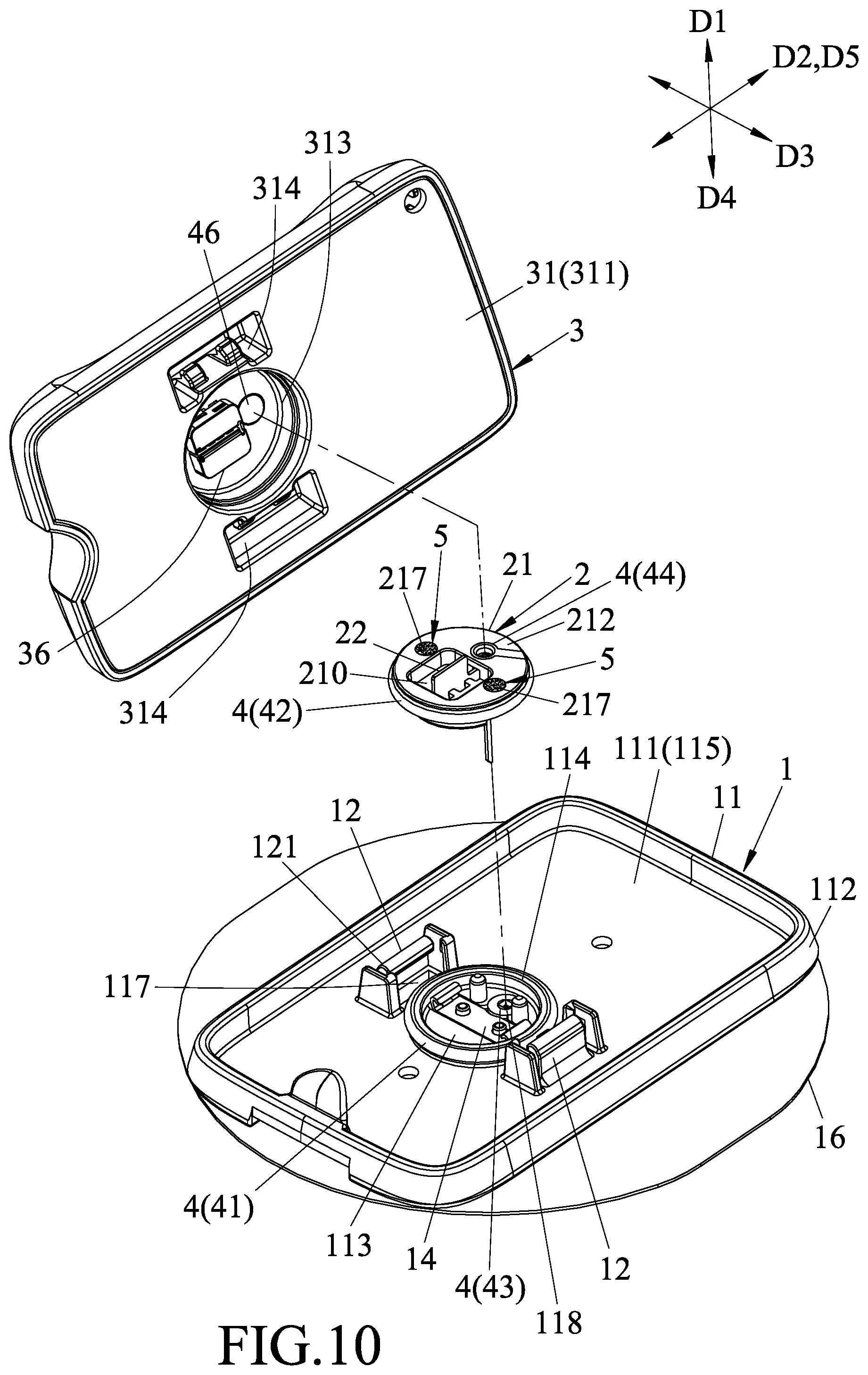 Patent US12588815 Figure 10 – Physiological signal monitoring device