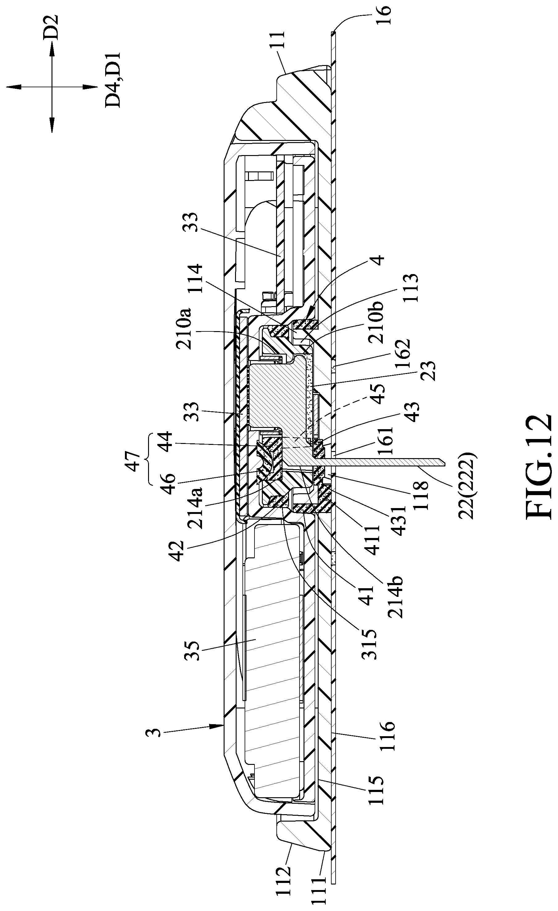 Patent US12588815 Figure 12 – Physiological signal monitoring device