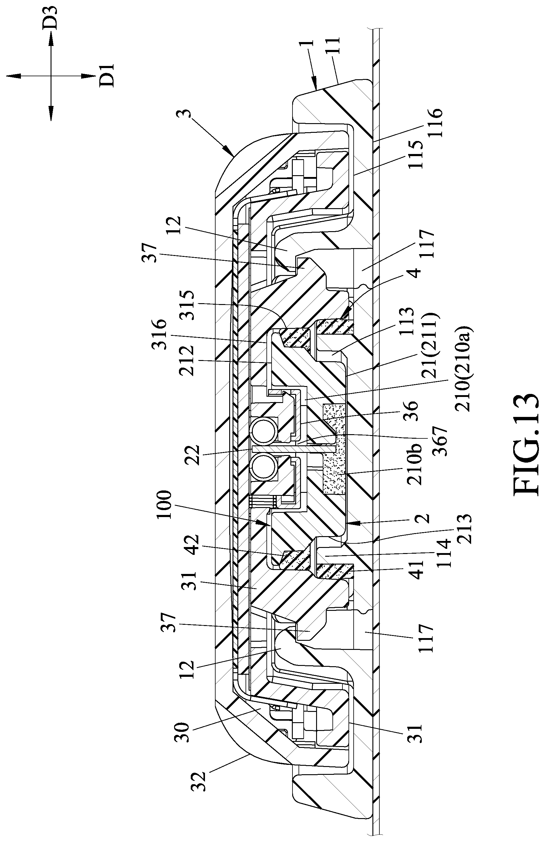 Patent US12588815 Figure 13 – Physiological signal monitoring device
