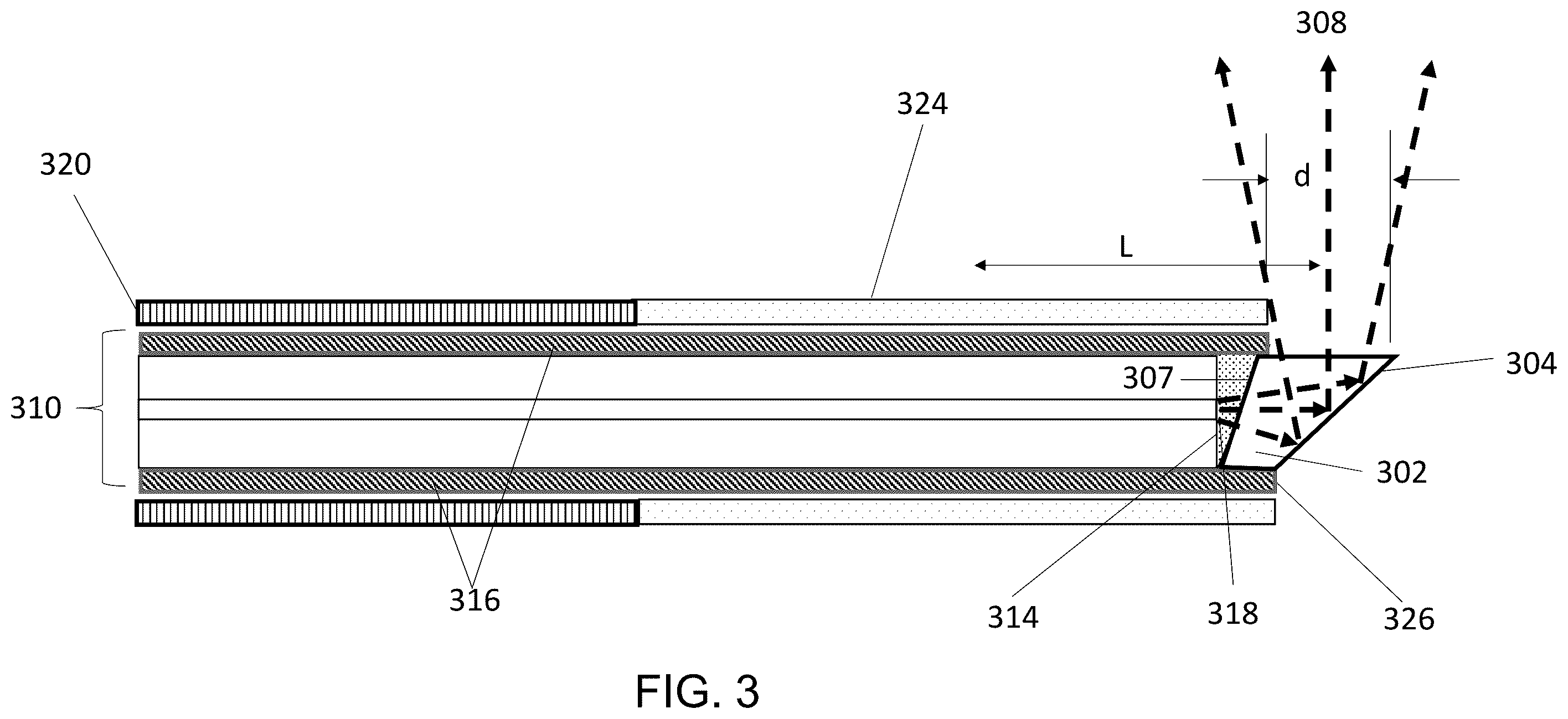Patent US12588819 Figure 3 – Oct catheter with low refractive index optical material