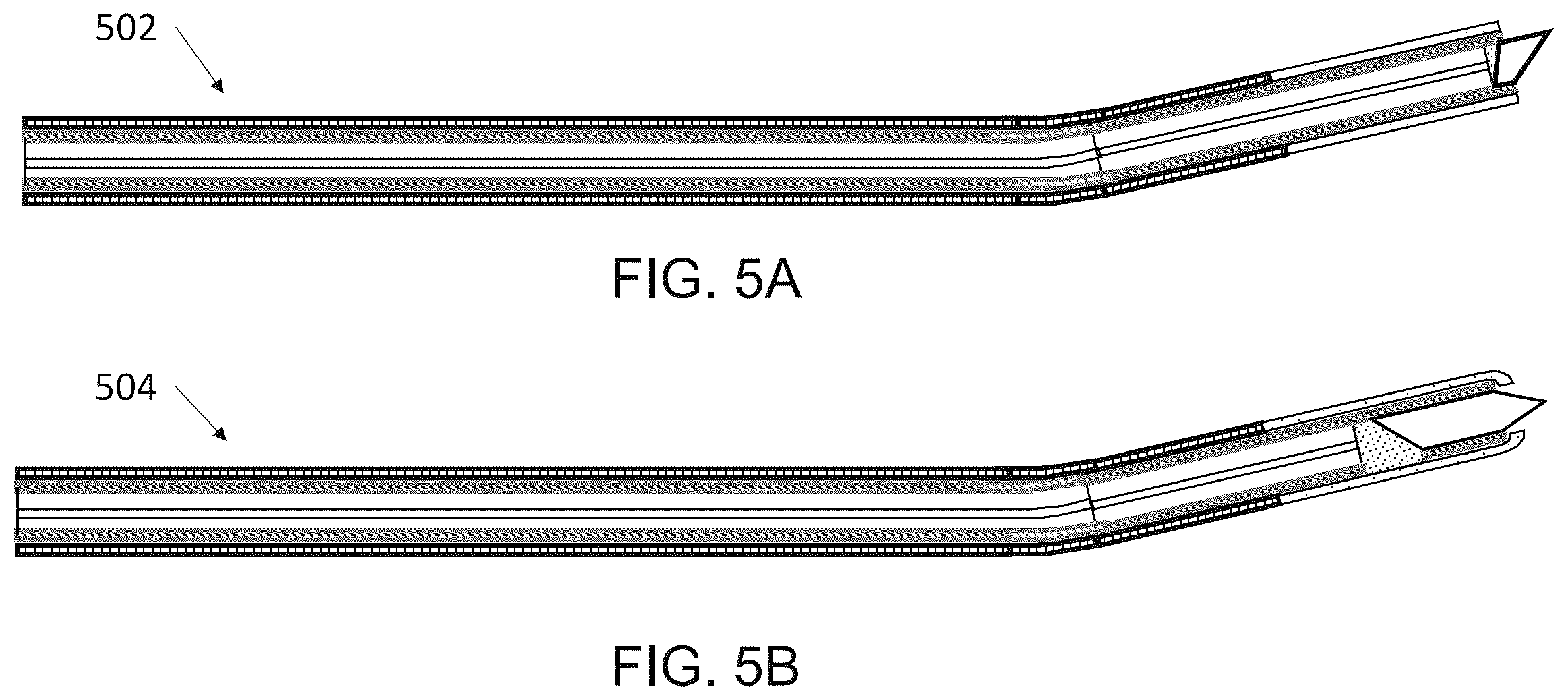 Patent US12588819 Figure 5 – Oct catheter with low refractive index optical material