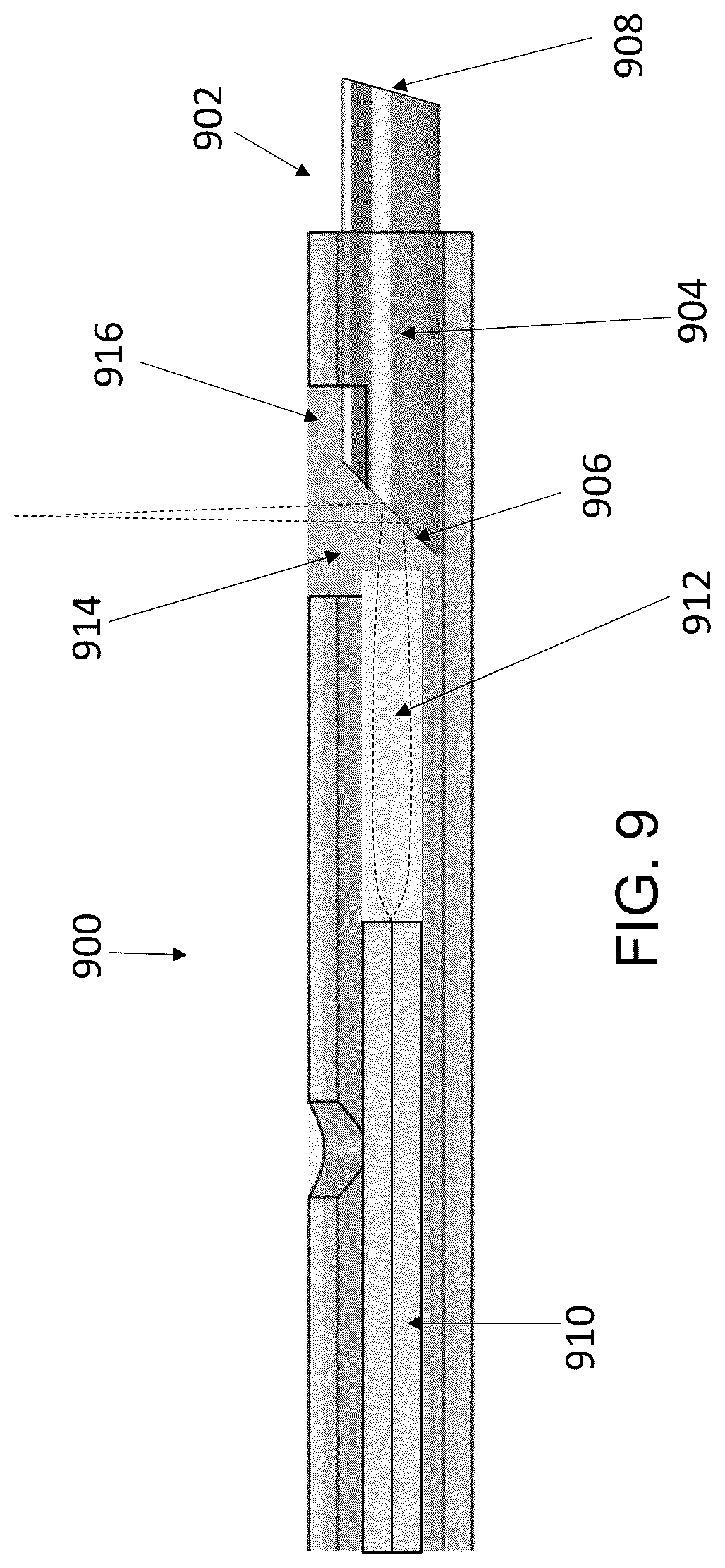 Patent US12588819 Figure 12 – Oct catheter with low refractive index optical material