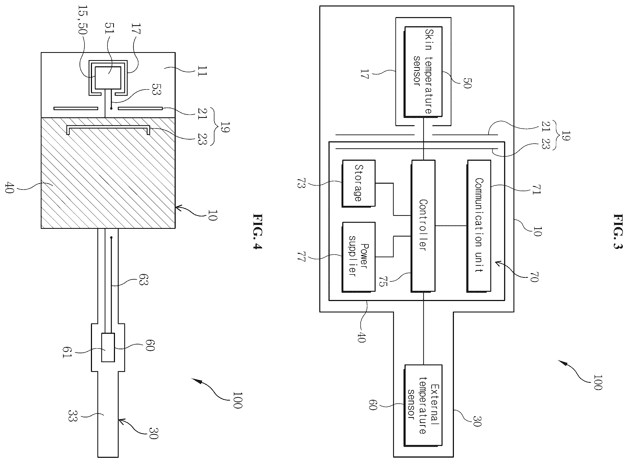 Patent US12588821 Figure 2 – Body temperature estimation system and method based on one-channel temperature sensor