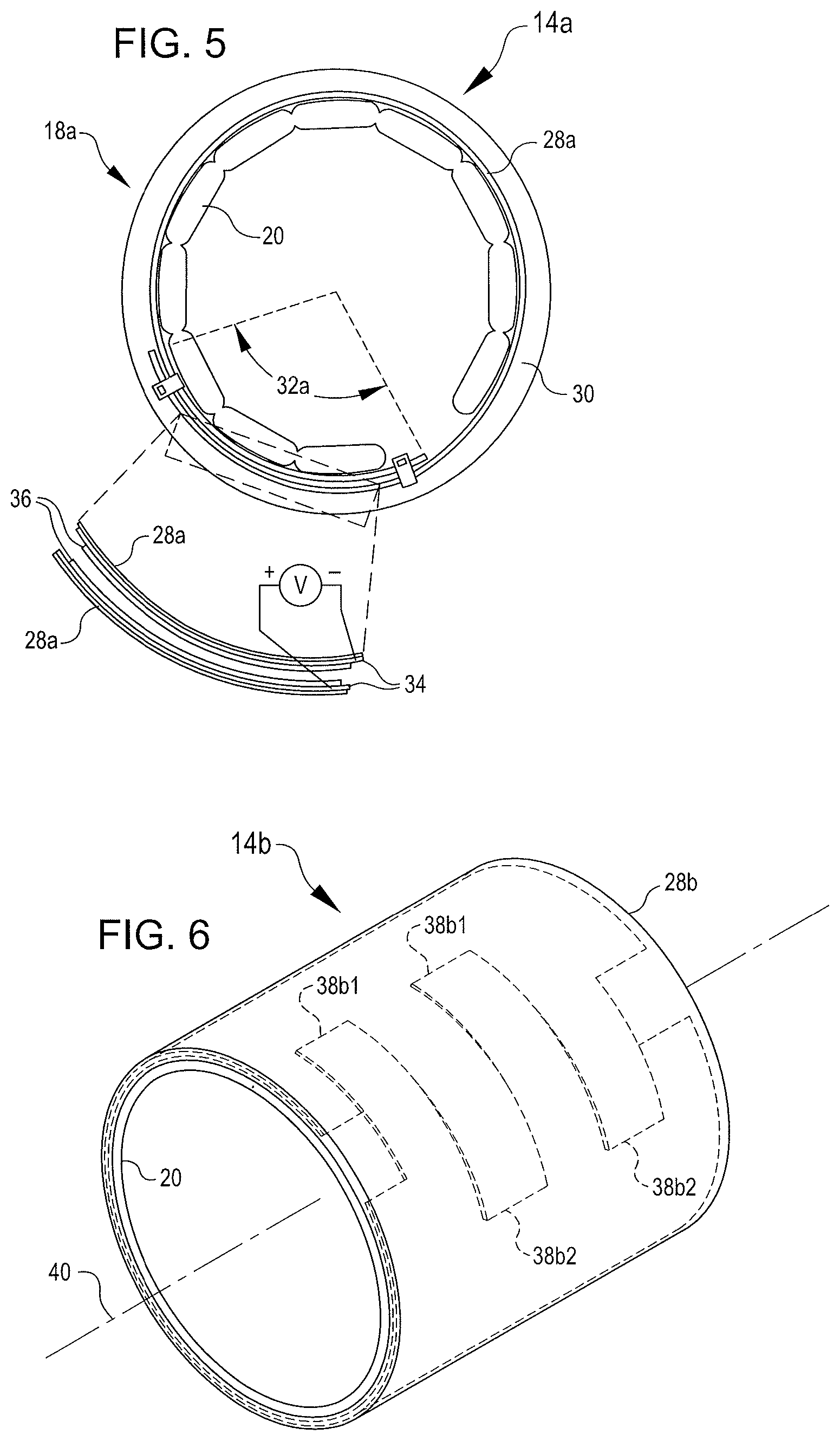 Patent US12588825 Figure 5 – Inflatable cuffs with controllable extensibility