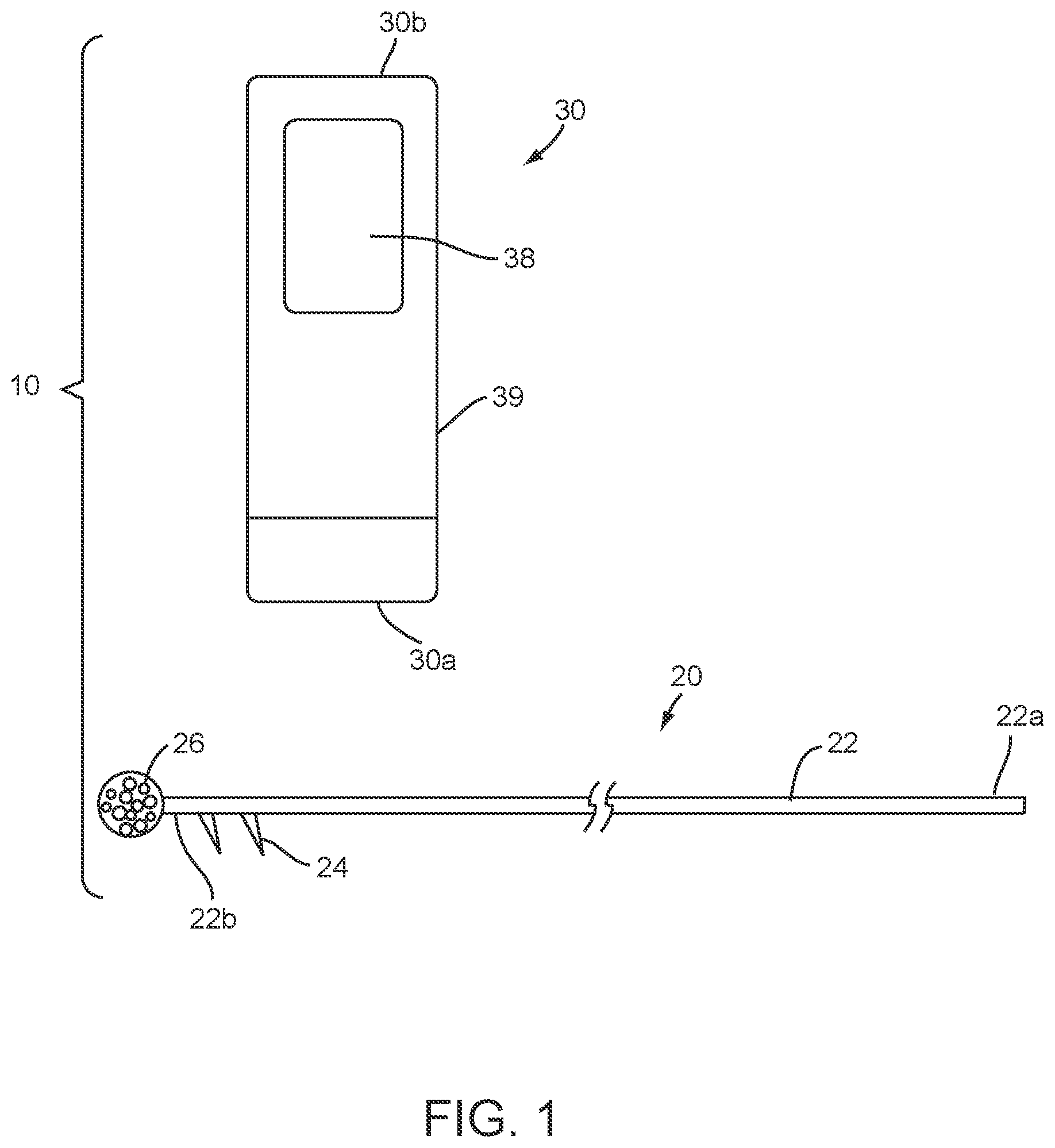 Patent US12588829 Figure 1 – Apparatus, systems, and methods for localizing markers or tissue structures within a body