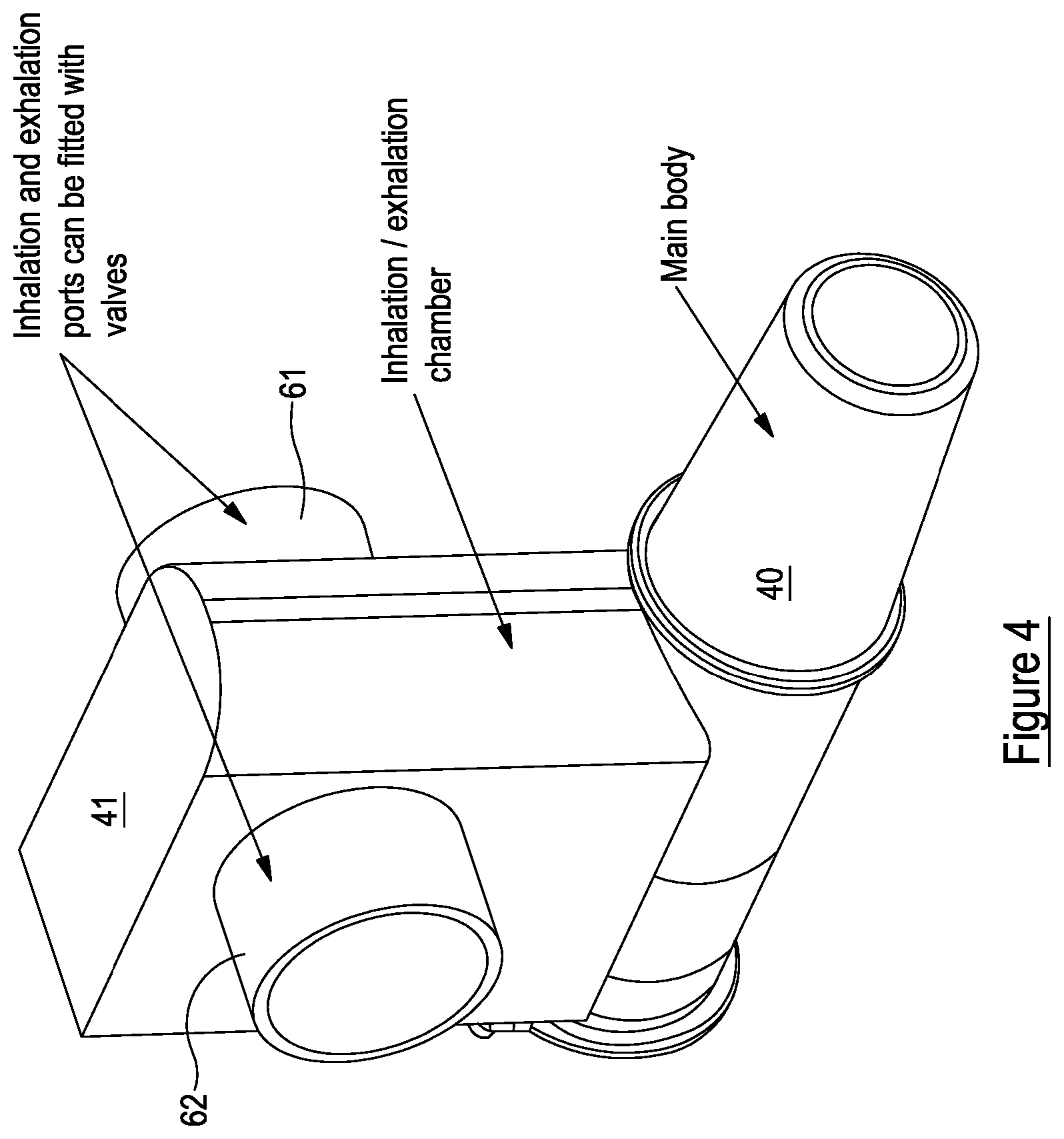 Patent US12588832 Figure 4 – Modular mouthpiece