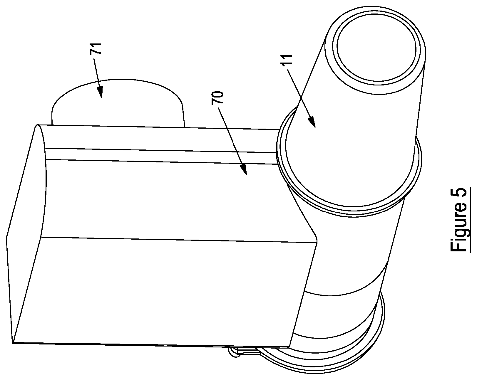 Patent US12588832 Figure 5 – Modular mouthpiece