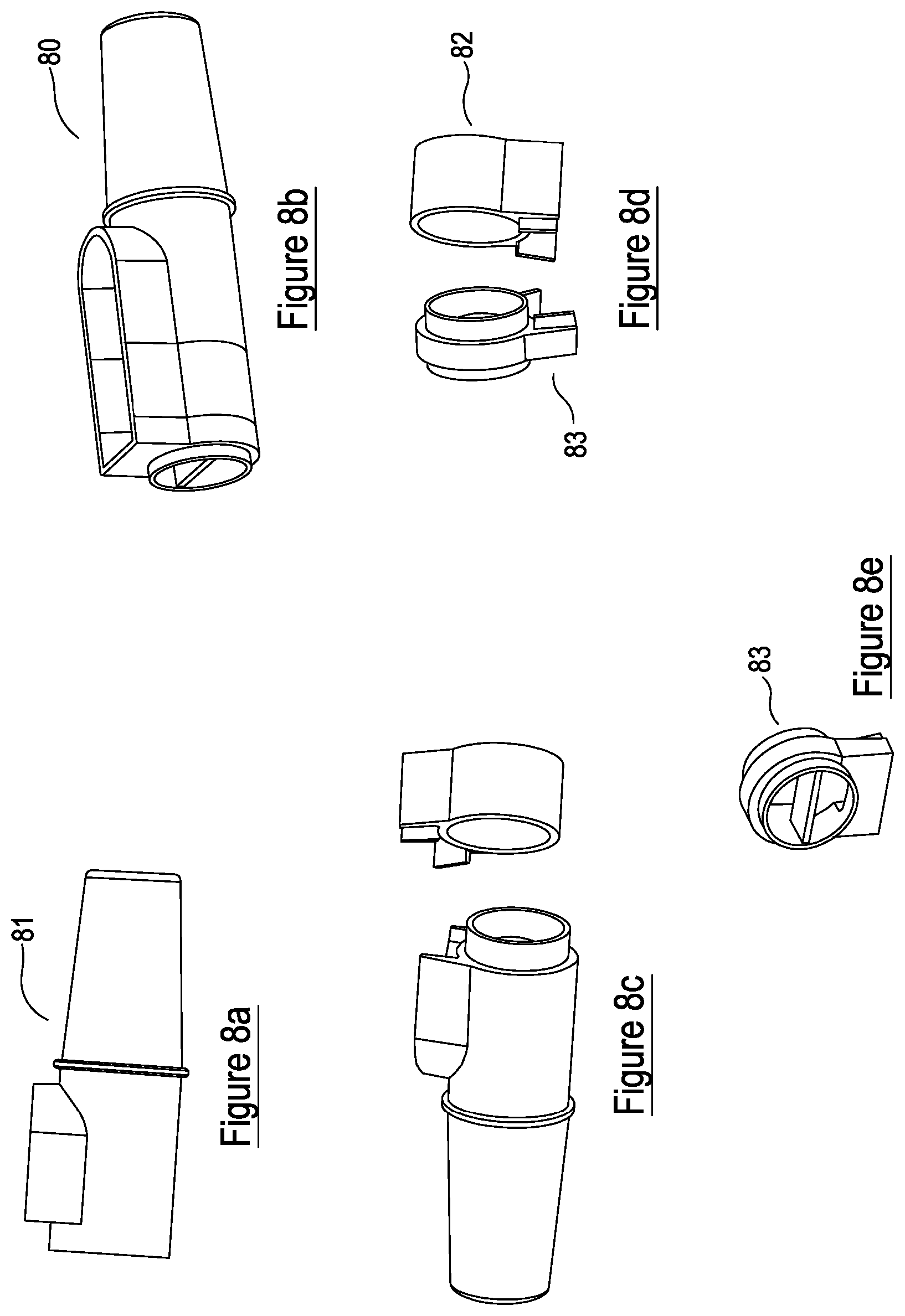 Patent US12588832 Figure 8 – Modular mouthpiece