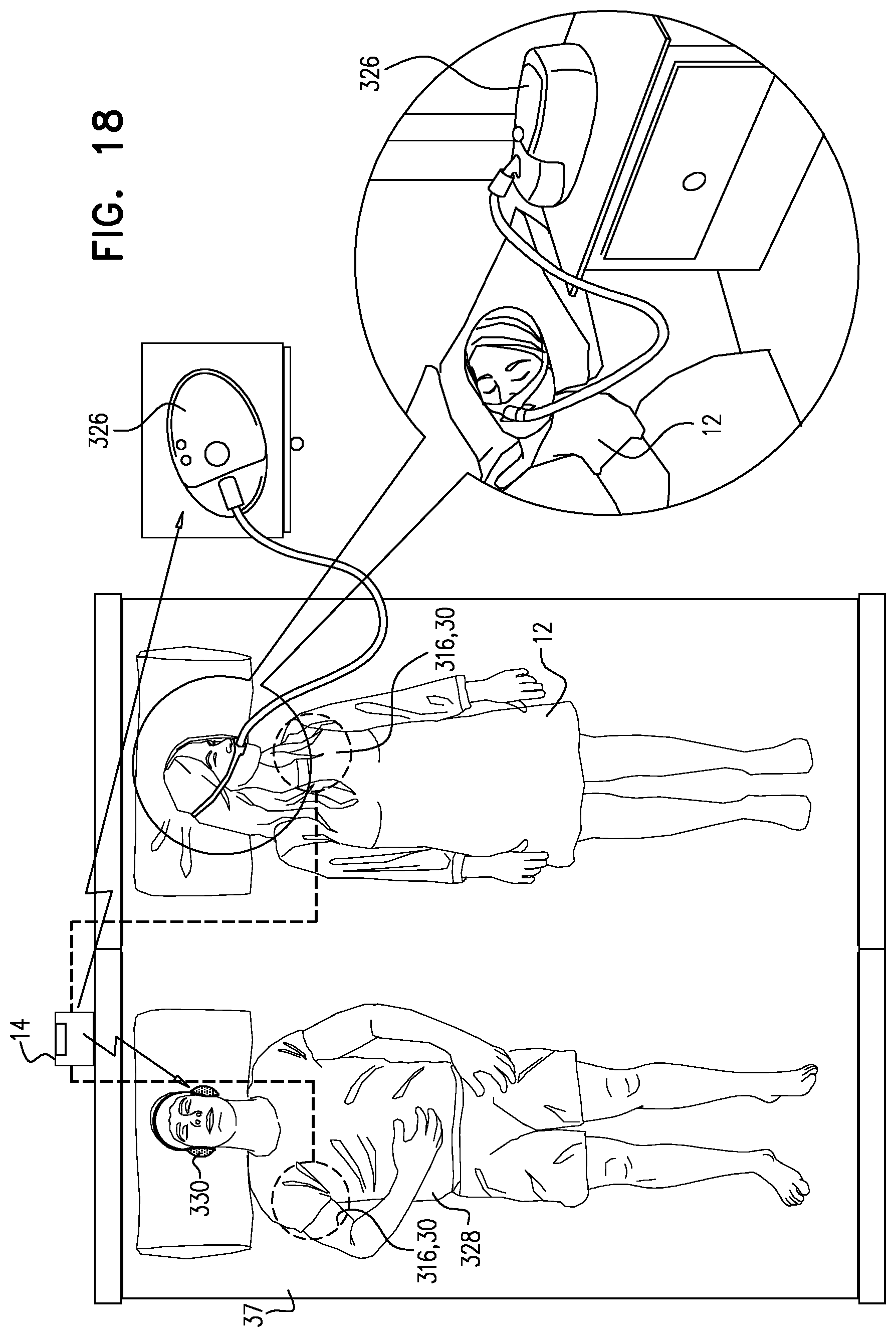 Patent US12588833 Figure 17 – Monitoring a sleeping subject