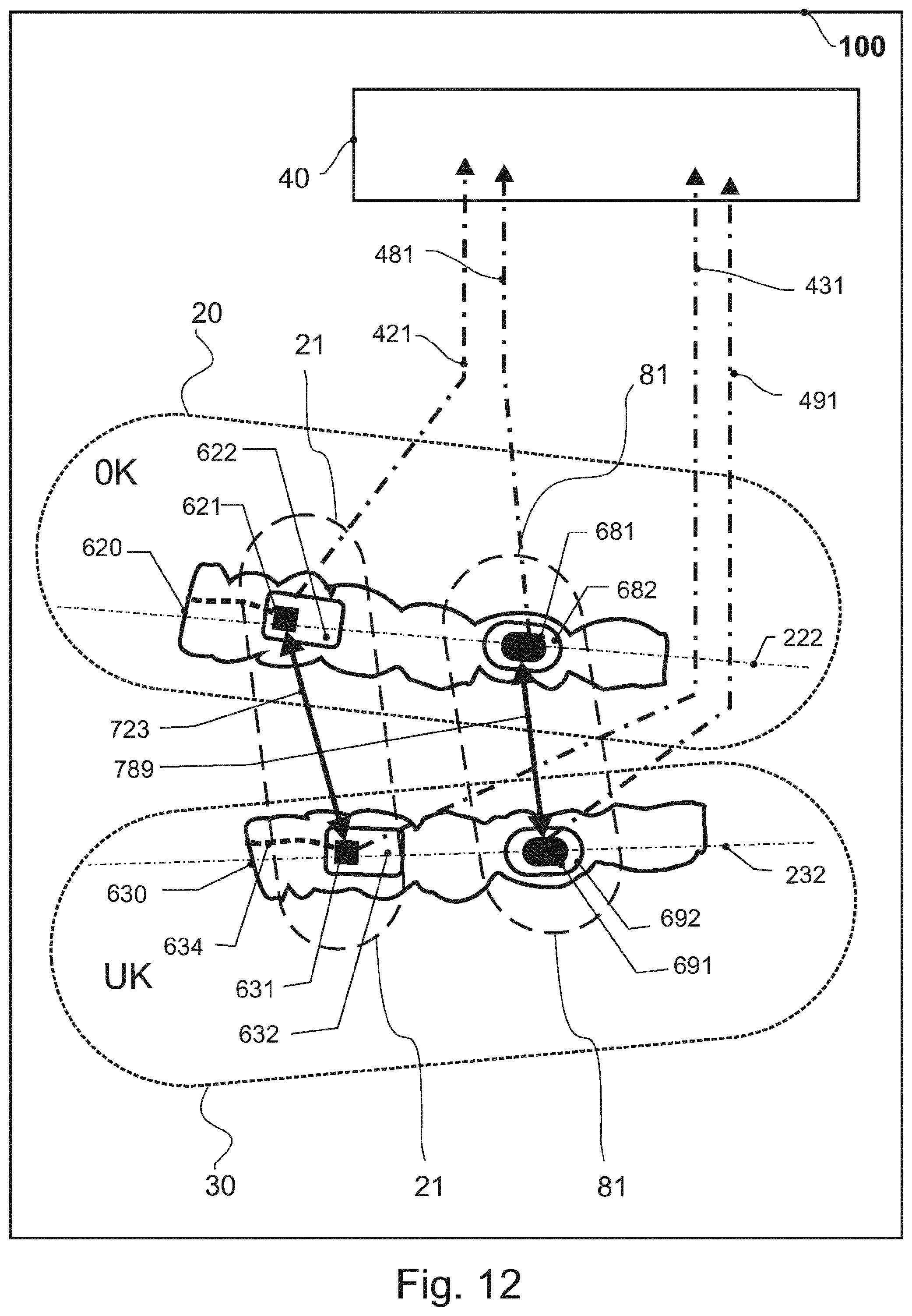 Patent US12588834 Figure 12 – Device, system and method for movement tracking