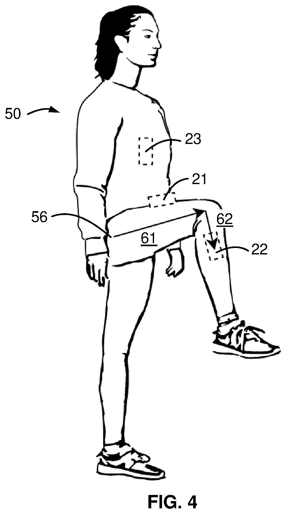 Patent US12588835 Figure 4 – Method and system for tracking movement of a person with wearable sensors