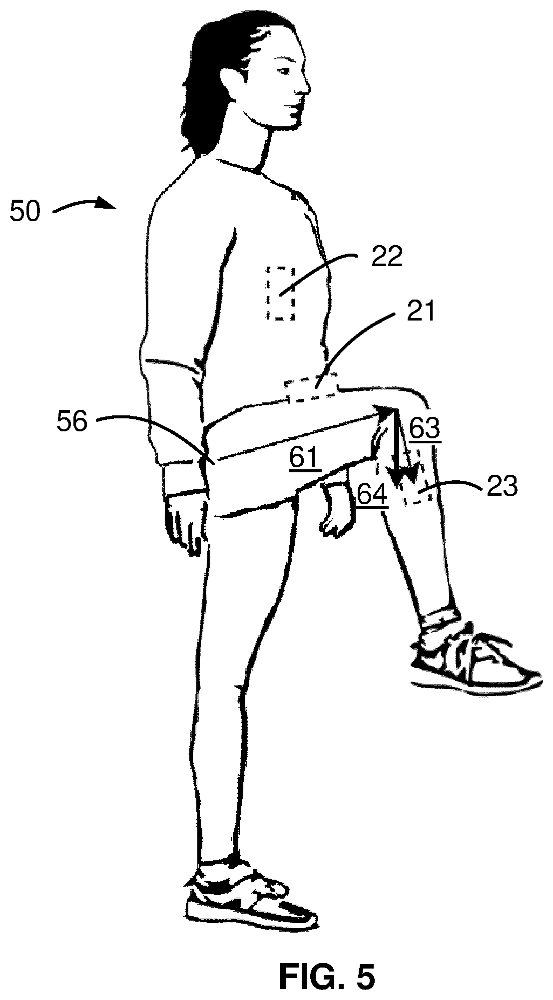 Patent US12588835 Figure 5 – Method and system for tracking movement of a person with wearable sensors