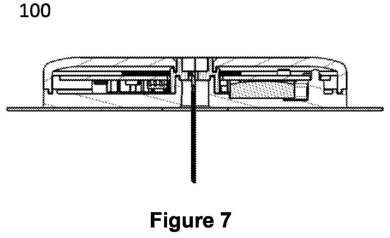 Patent US12588837 Figure 4 – Continuous analyte sensor with magnetic activation