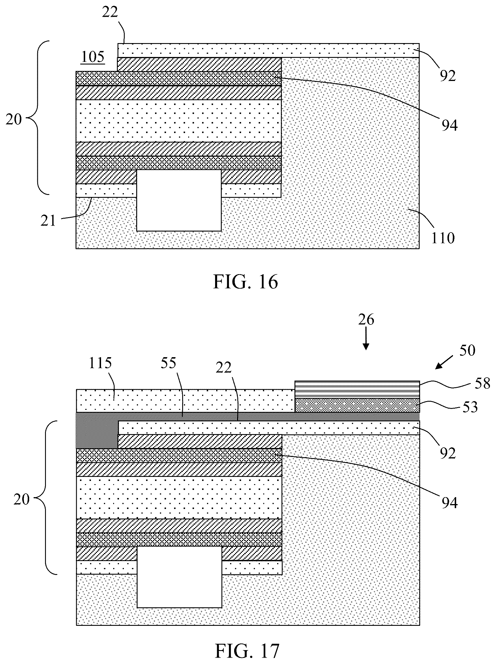 Patent US12588843 Figure 8 – Sensor with substrate including integrated electrical and chemical components and methods for fabricating the same