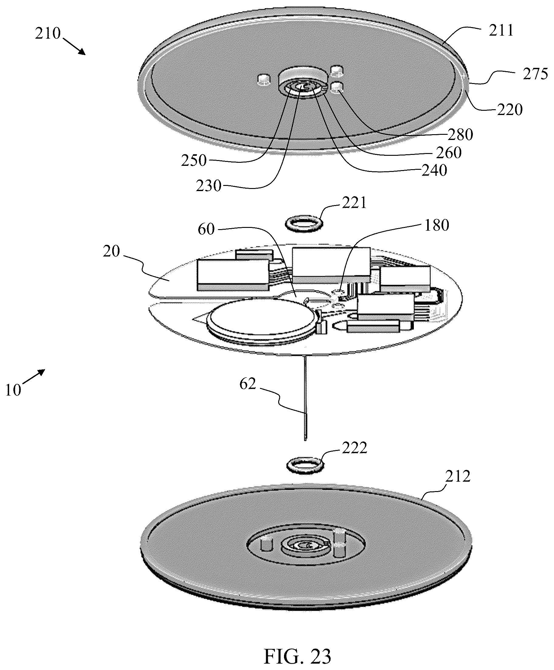 Patent US12588843 Figure 12 – Sensor with substrate including integrated electrical and chemical components and methods for fabricating the same