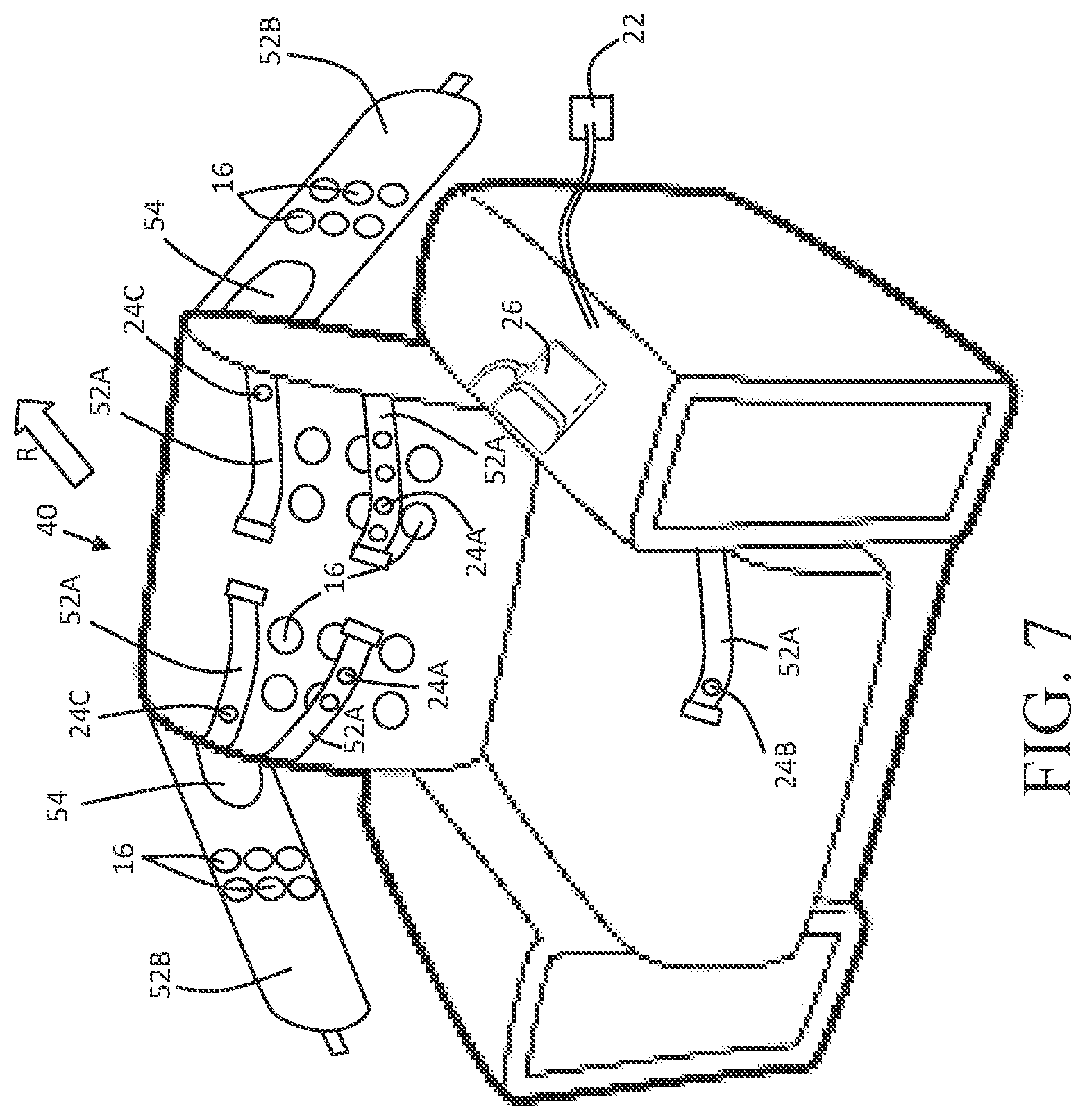 Patent US12588849 Figure 7 – Garment medical examination system