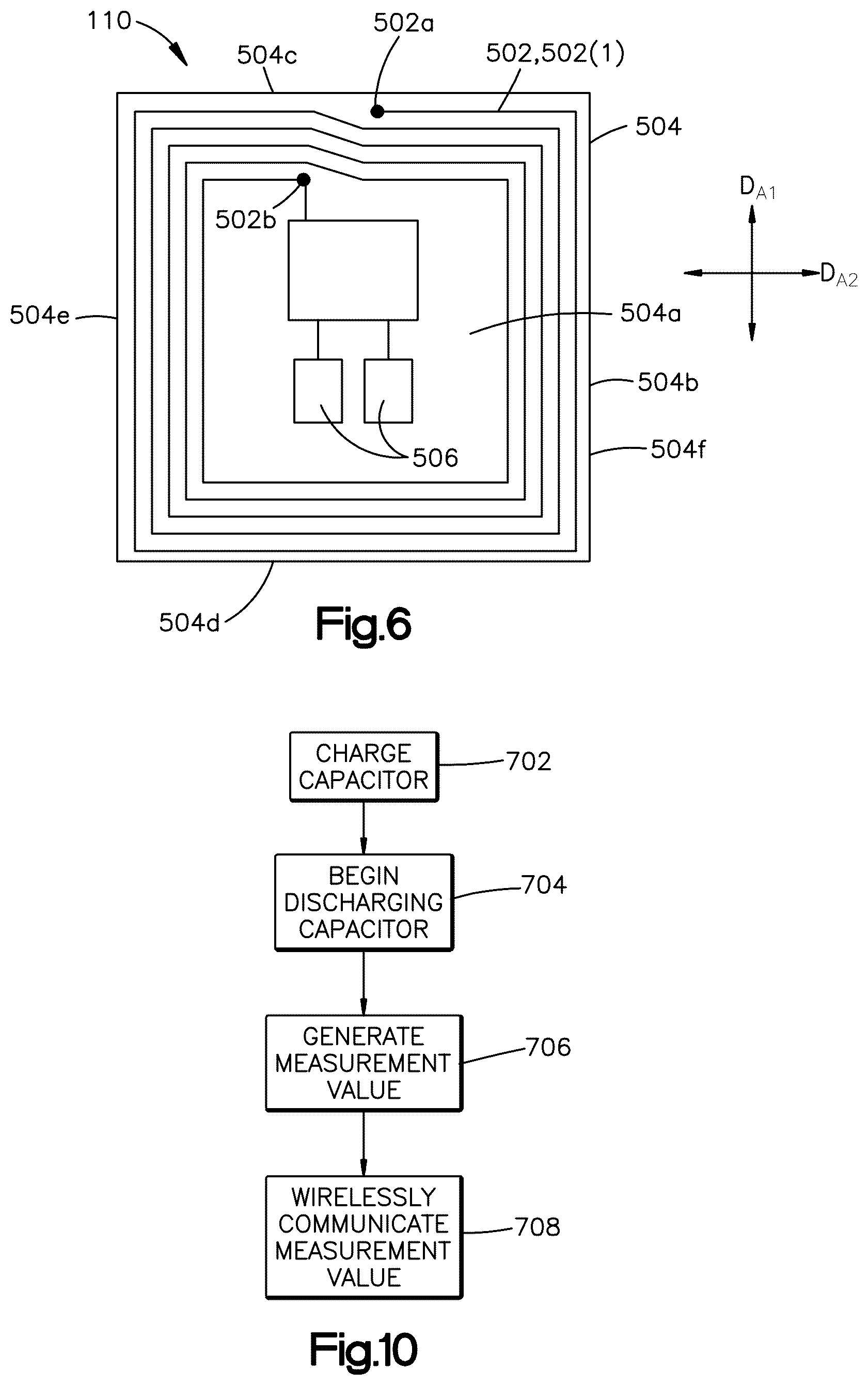 Patent US12588864 Figure 4 – Sensors implantable into a patient's body, systems, and methods of using the same