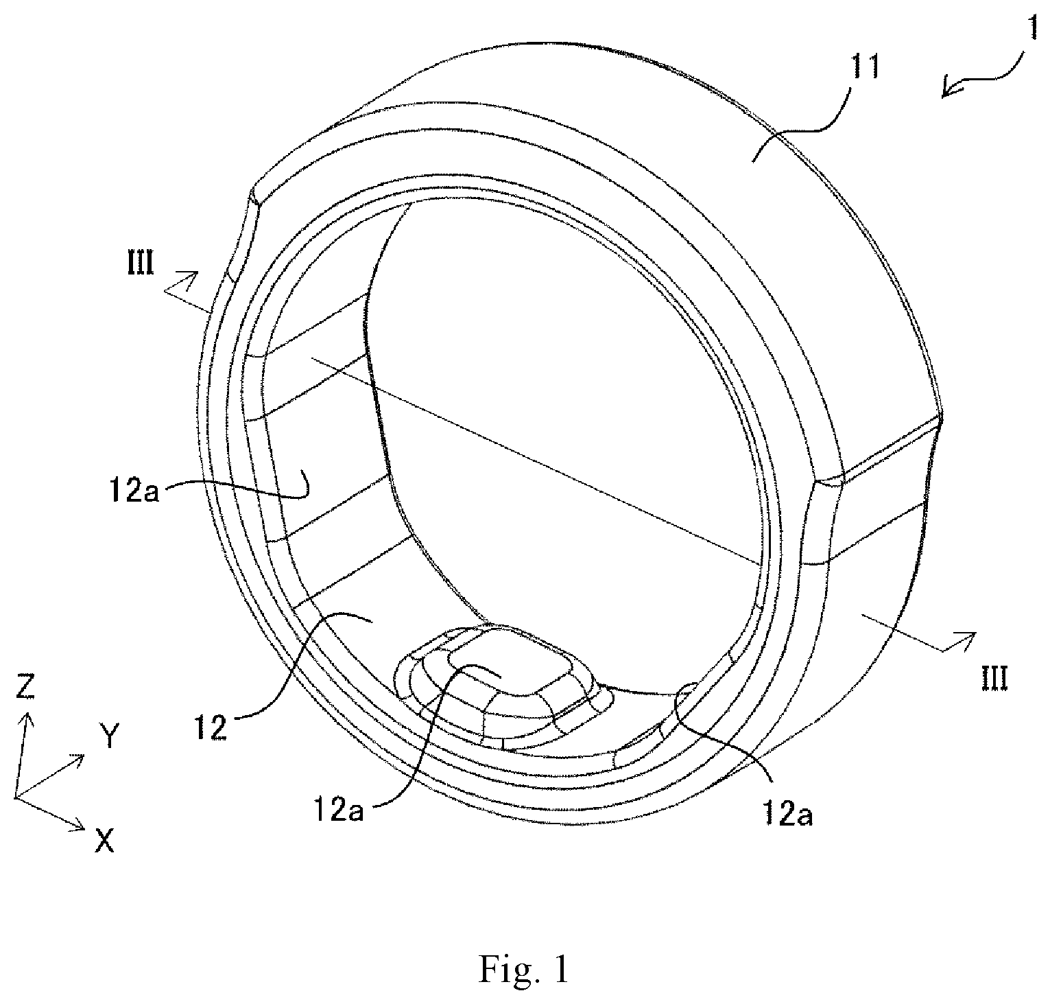 Patent US12588872 Figure 1 – Wearable device, health management system and health management method
