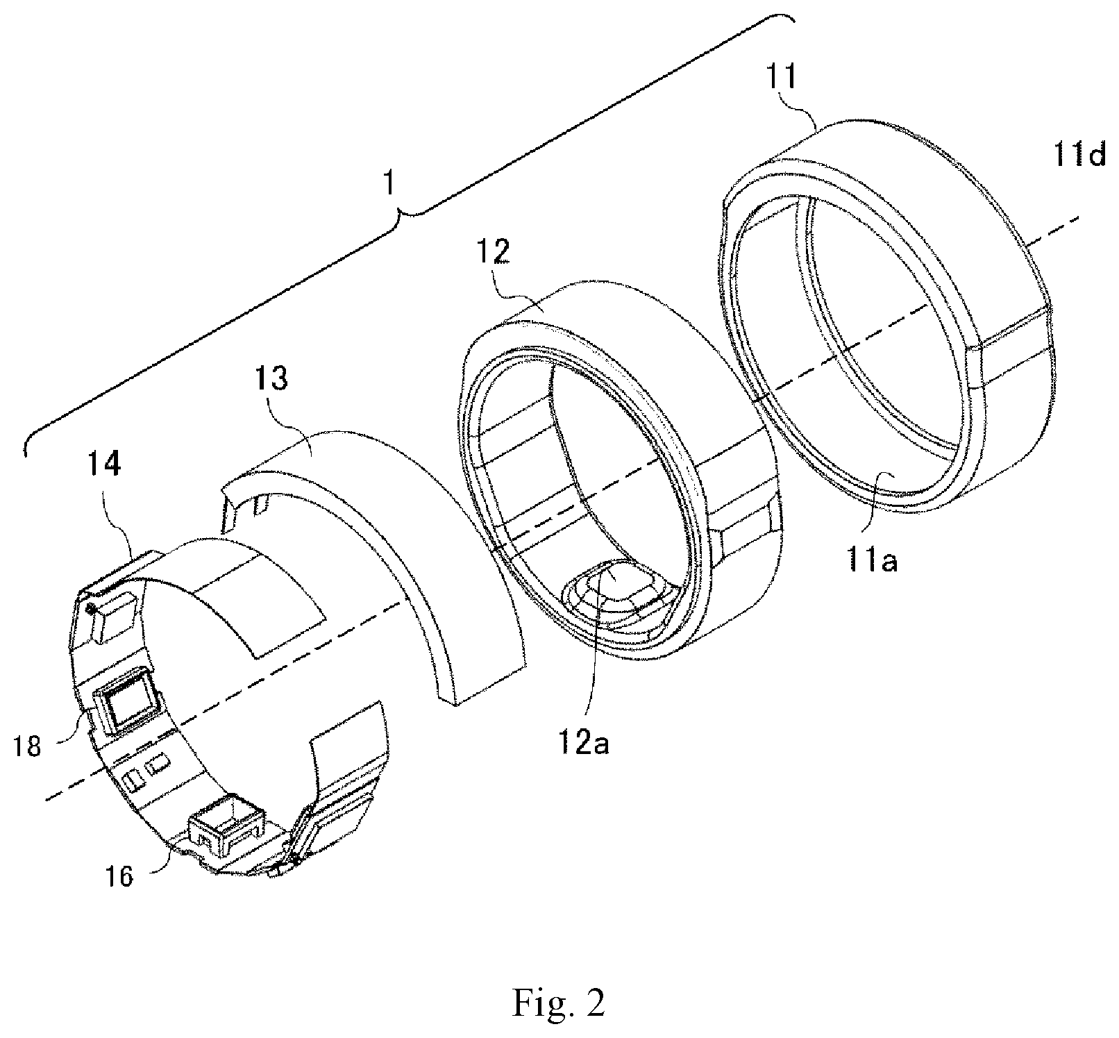 Patent US12588872 Figure 2 – Wearable device, health management system and health management method