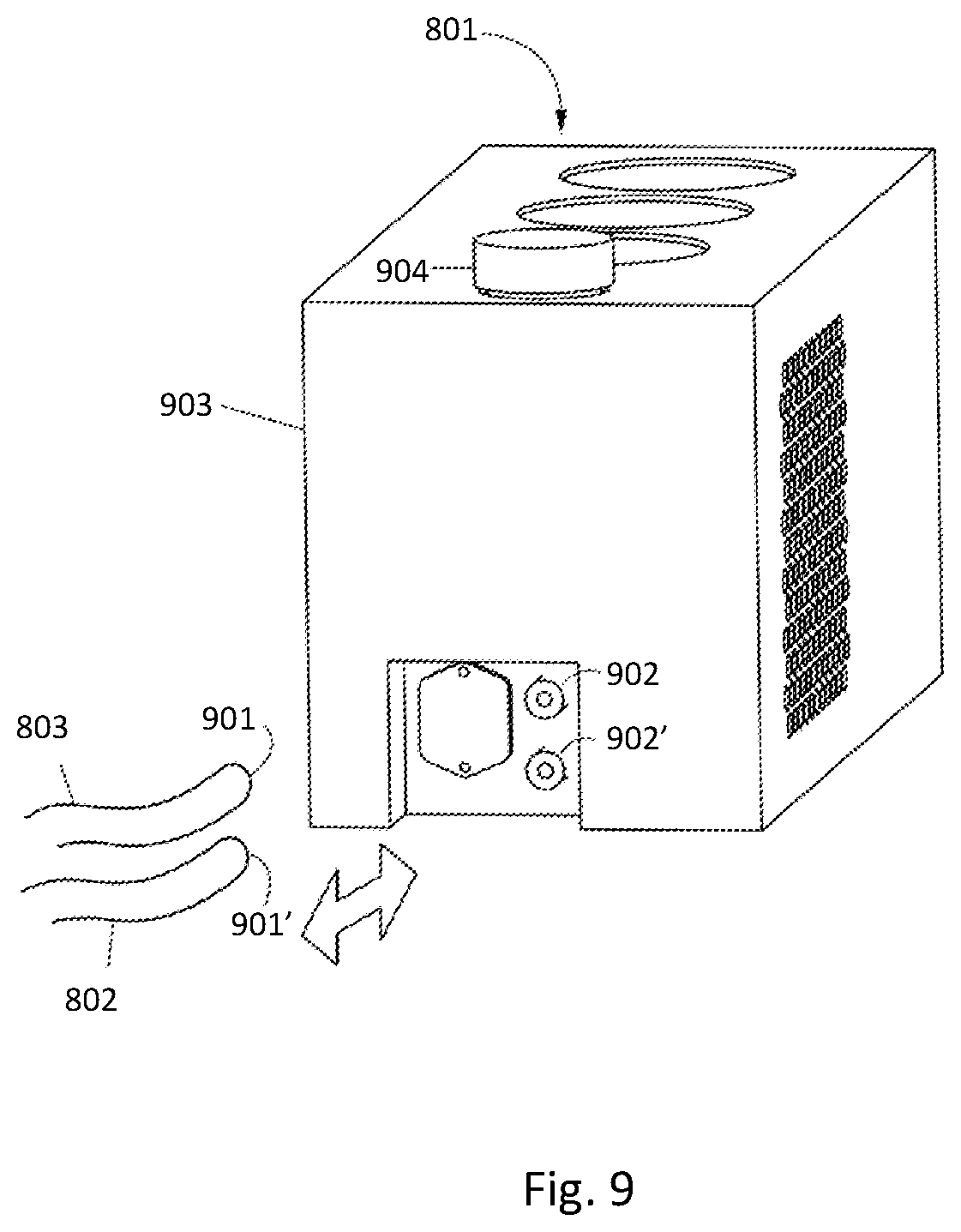 Patent US12588873 Figure 9 – Animal care and monitoring platform