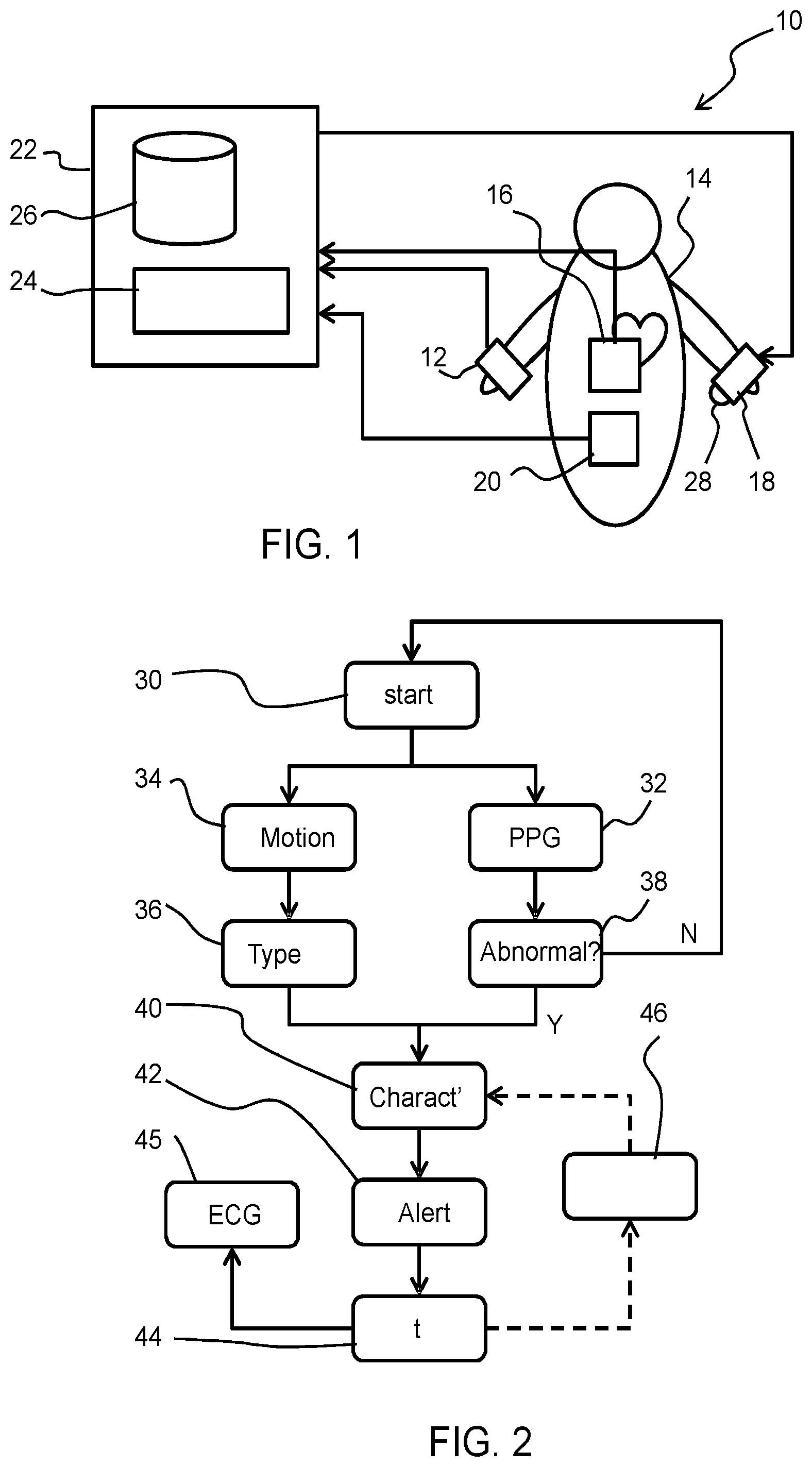 Patent US12588875 Figure 1 – System and method for sensing physiological parameters