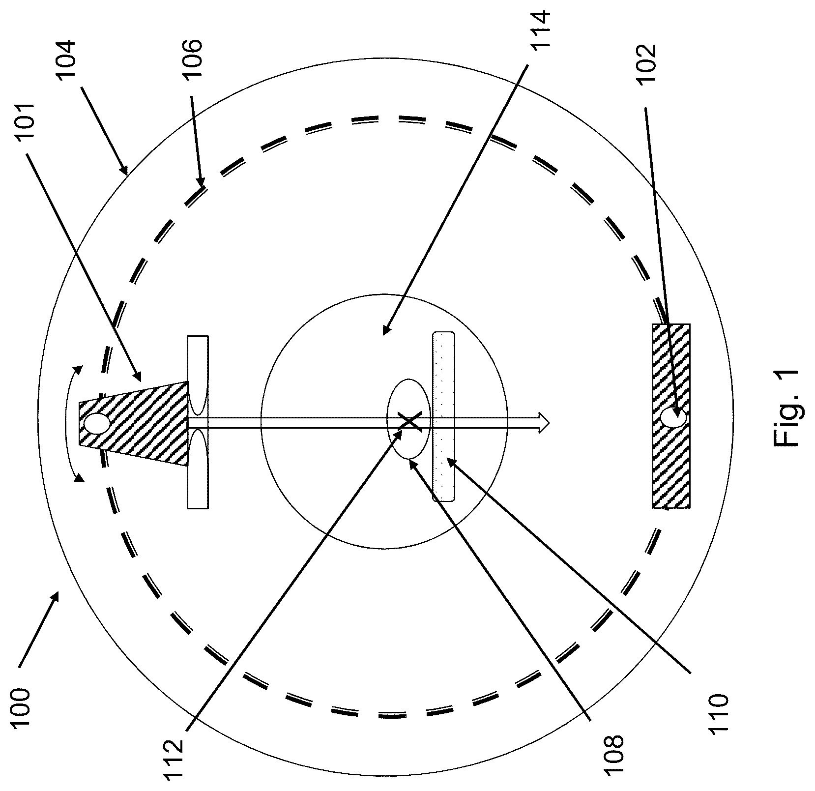 Patent US12588877 Figure 1 – Bore tube of a radiotherapy device